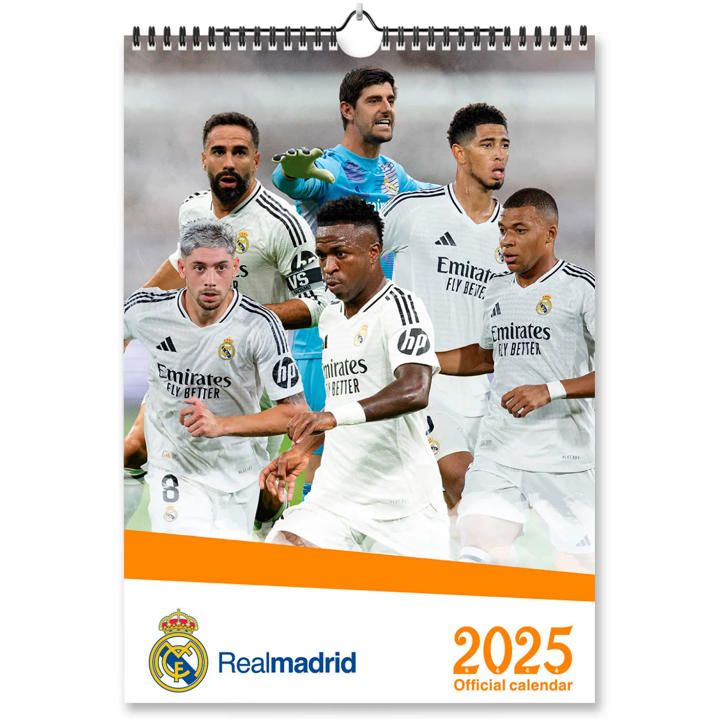 Grupo Erik Editores Stationery^A3 Calendar 2025 Real Madrid