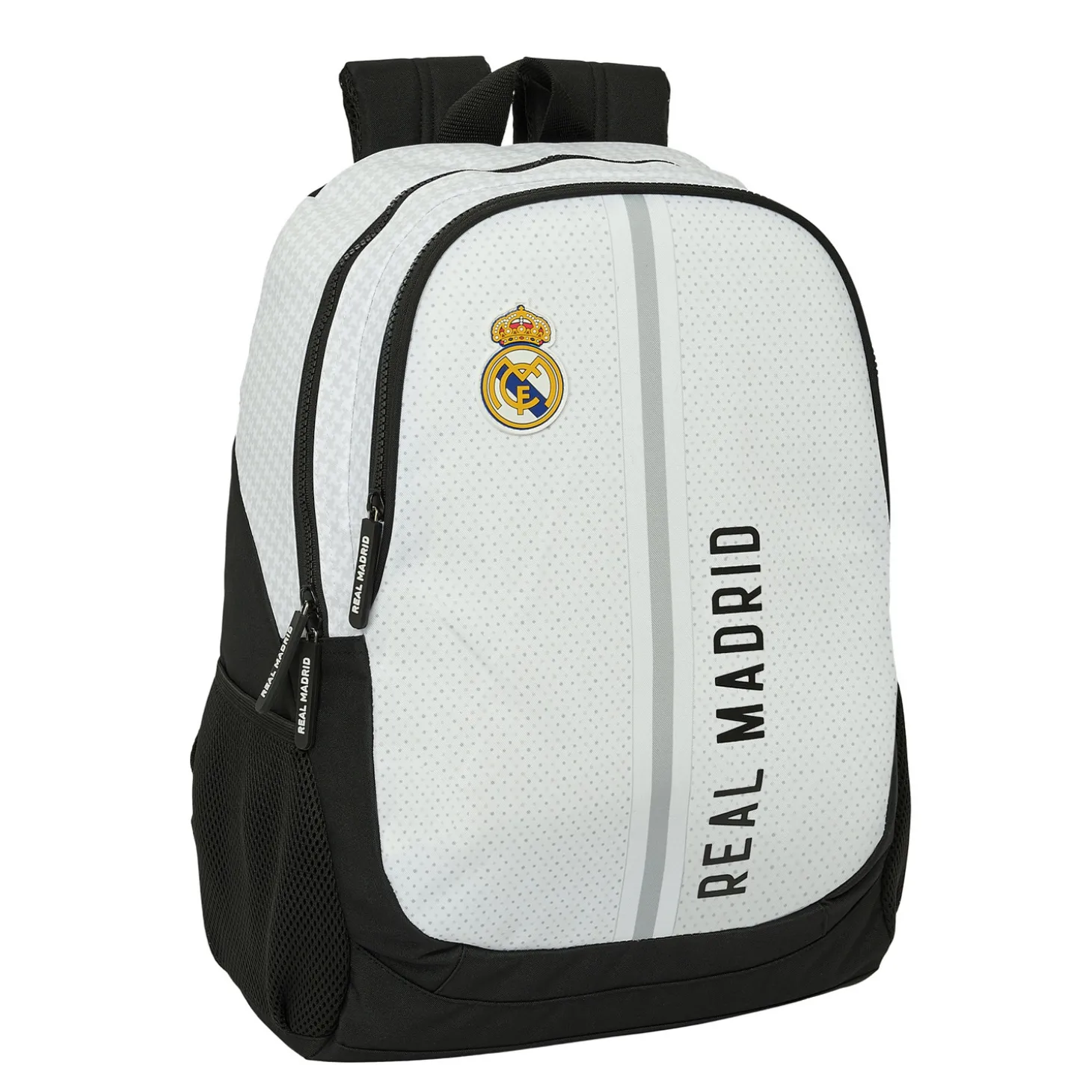 SAFTA S.A. Bags & Luggage | Back To School^Backpack Adaptable White/Black Real Madrid