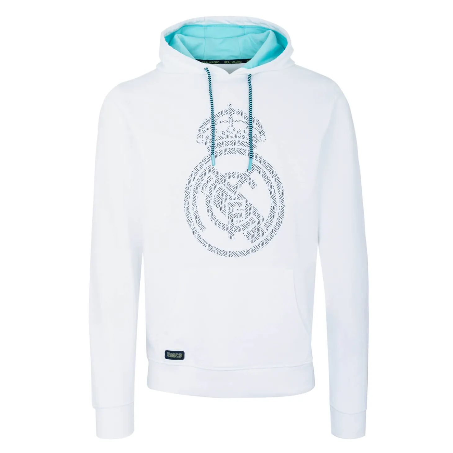 Foundry Sweatshirts^Bernabéu Neon Lights Mens Chest Crest Print Oth Hoodie White