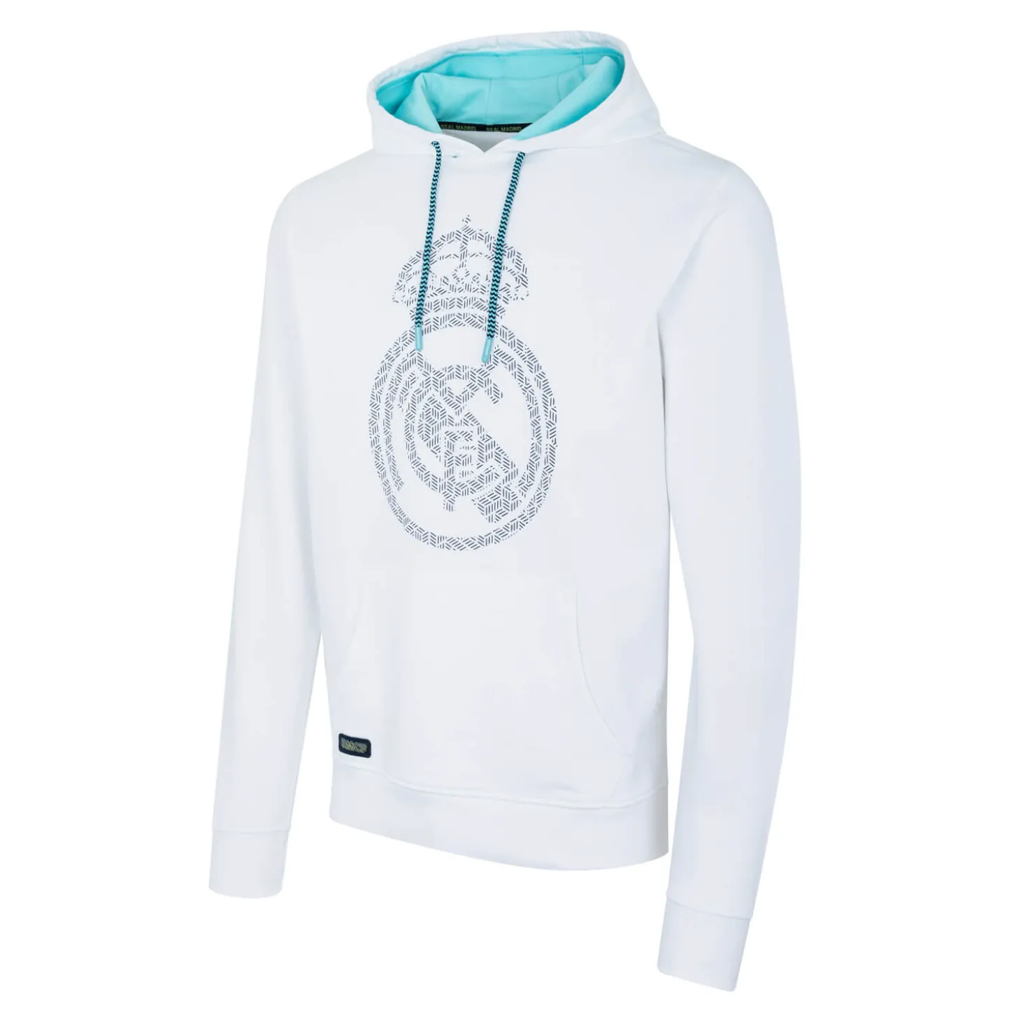 Foundry Sweatshirts^Bernabéu Neon Lights Mens Chest Crest Print Oth Hoodie White