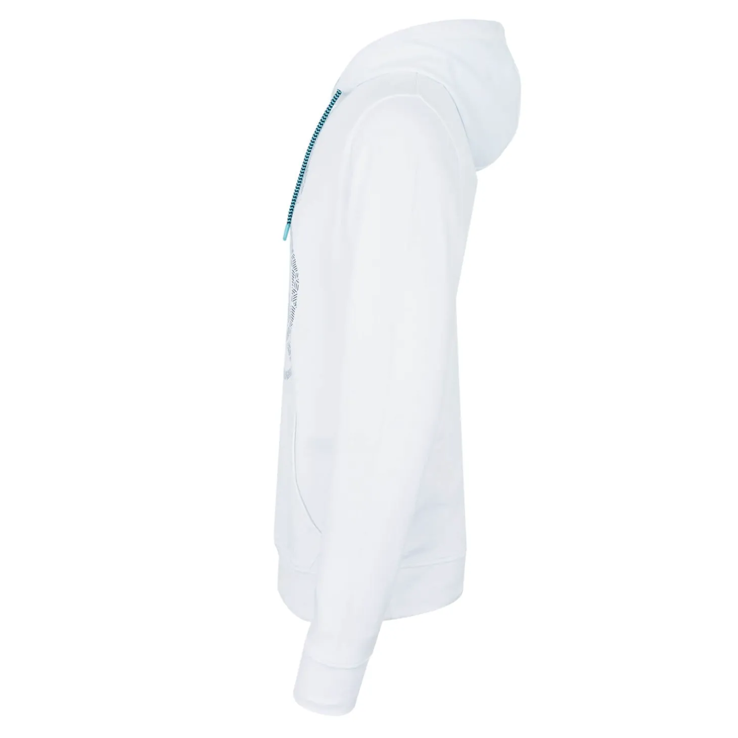 Foundry Sweatshirts^Bernabéu Neon Lights Mens Chest Crest Print Oth Hoodie White