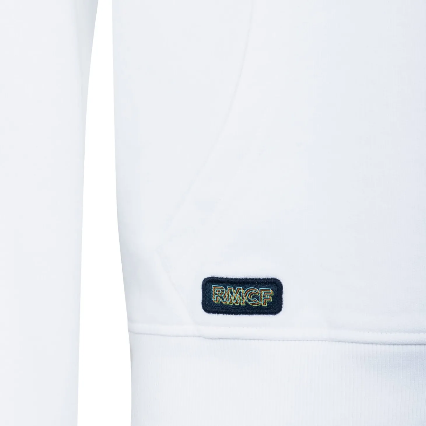 Foundry Sweatshirts^Bernabéu Neon Lights Mens Chest Crest Print Oth Hoodie White