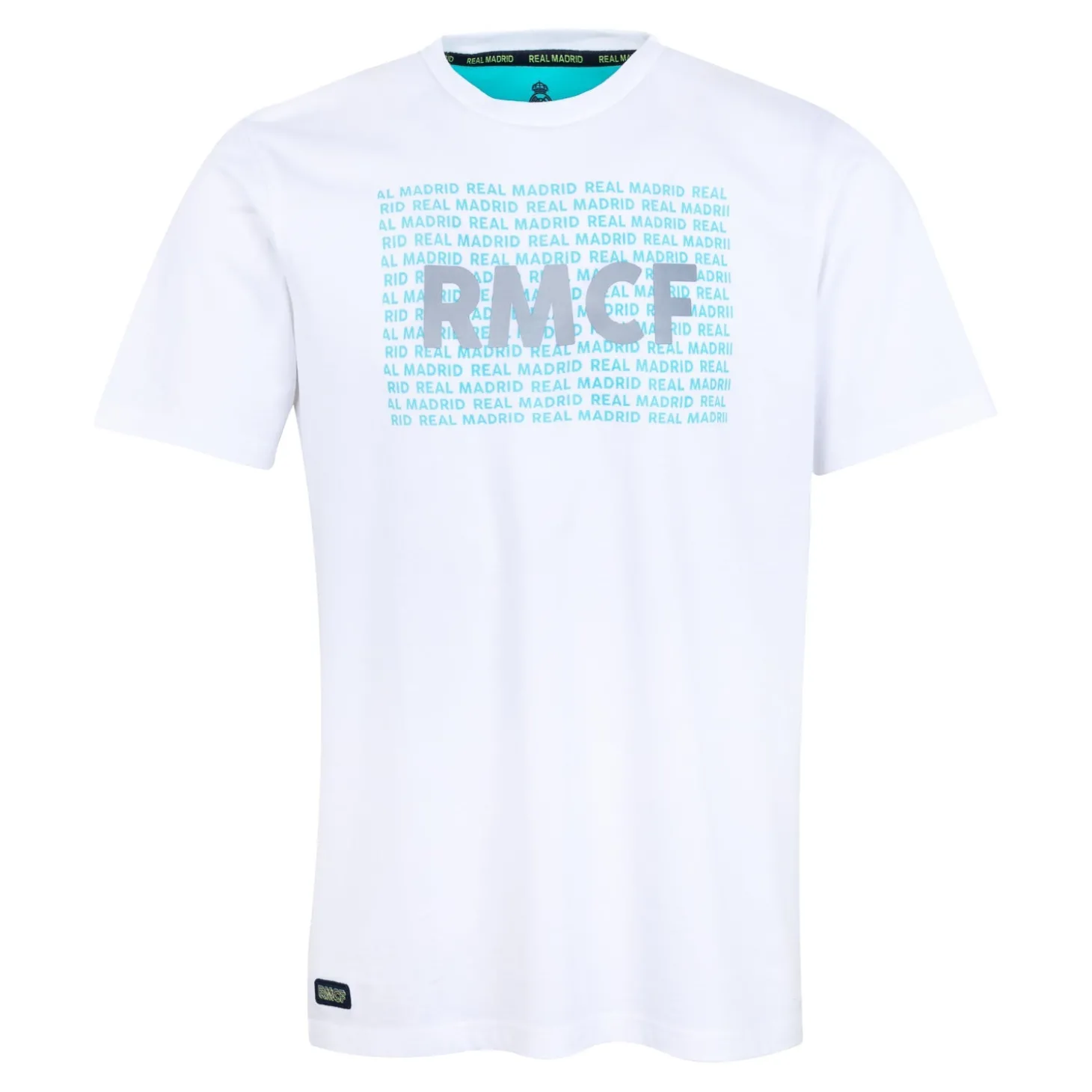 Foundry T-Shirts^Bernabéu Neon Lights Mens RMCF Print T-Shirt White