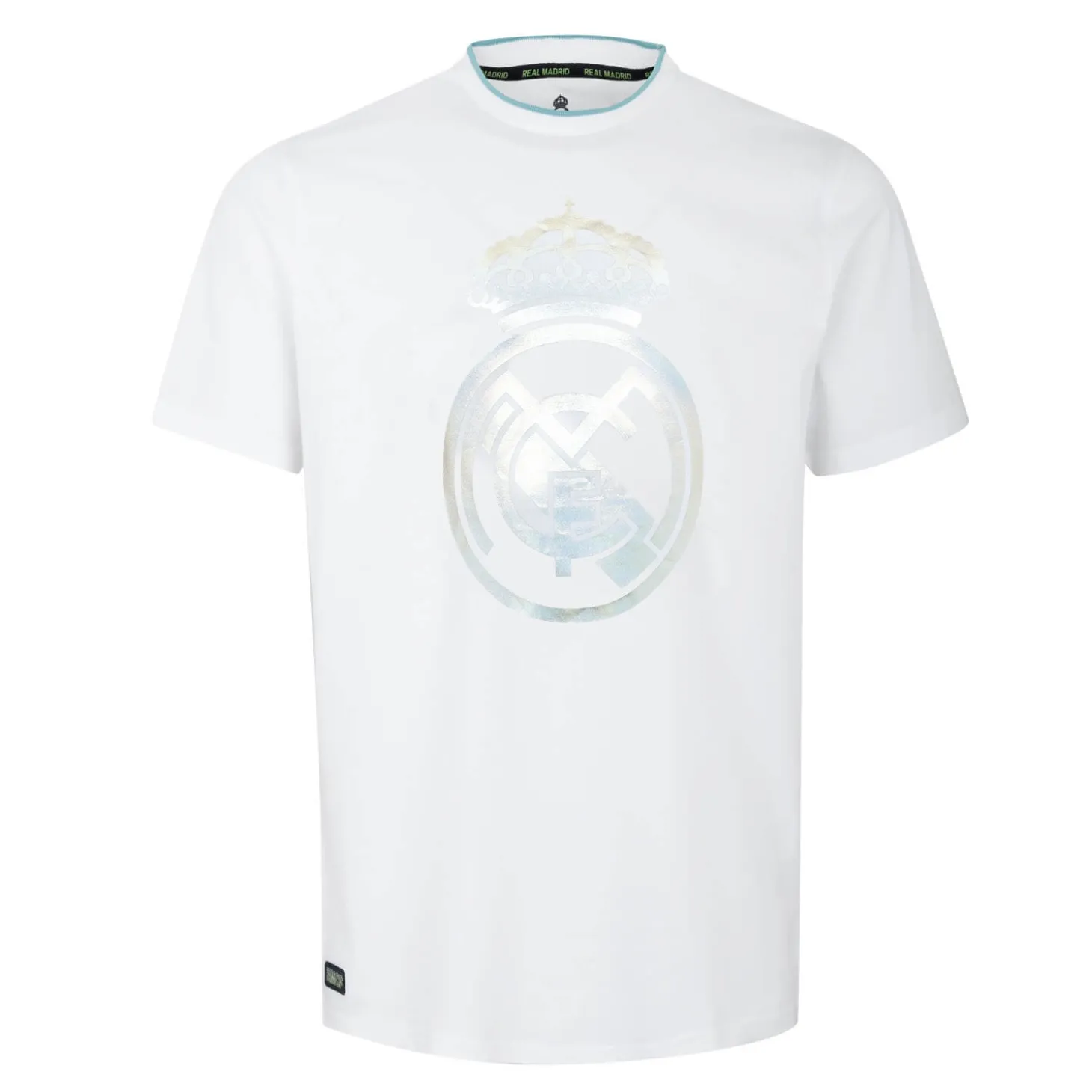 Foundry T-Shirts | Sweatshirts^Bernabéu Neon Lights Mens RMCF Reflective Logo T-Shirt White