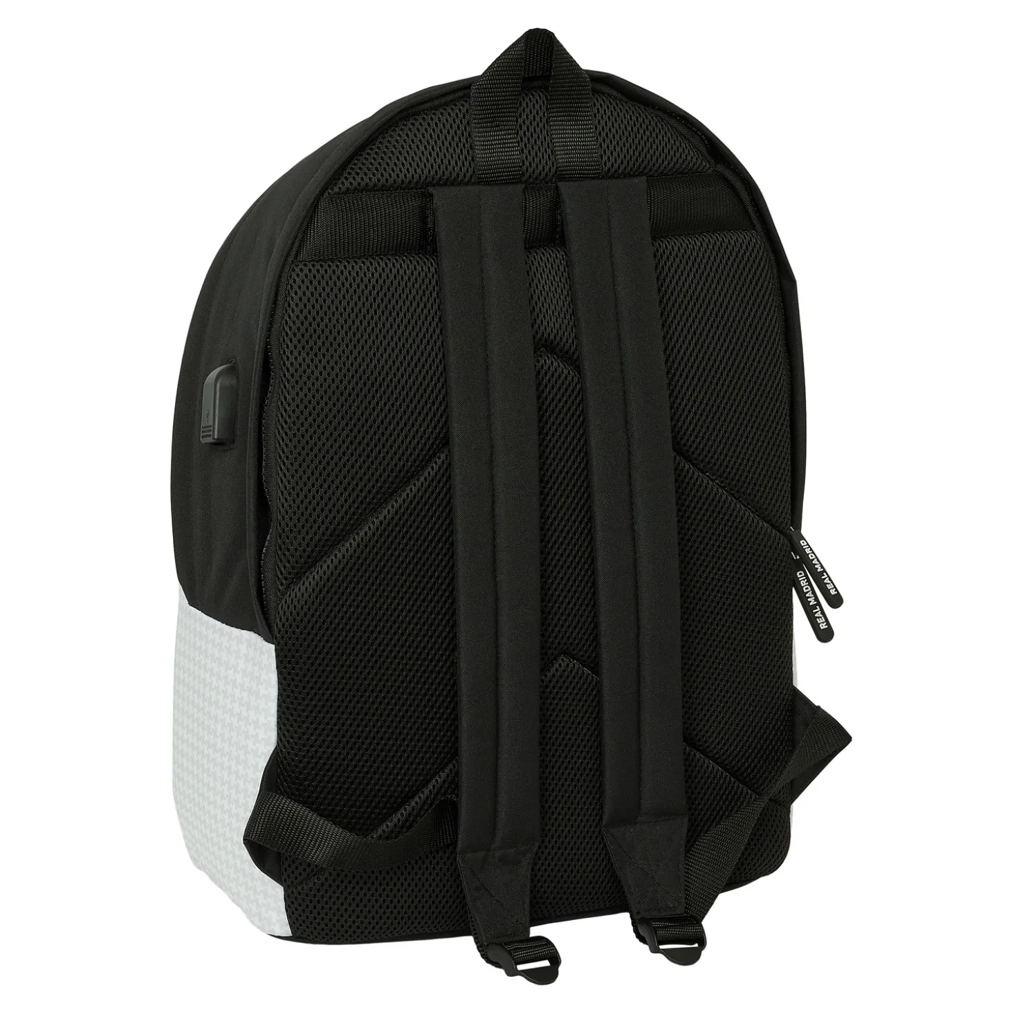 SAFTA S.A. Bags & Luggage | Back To School^Double Backpack Laptop 15,6´´ White/Black Real Madrid