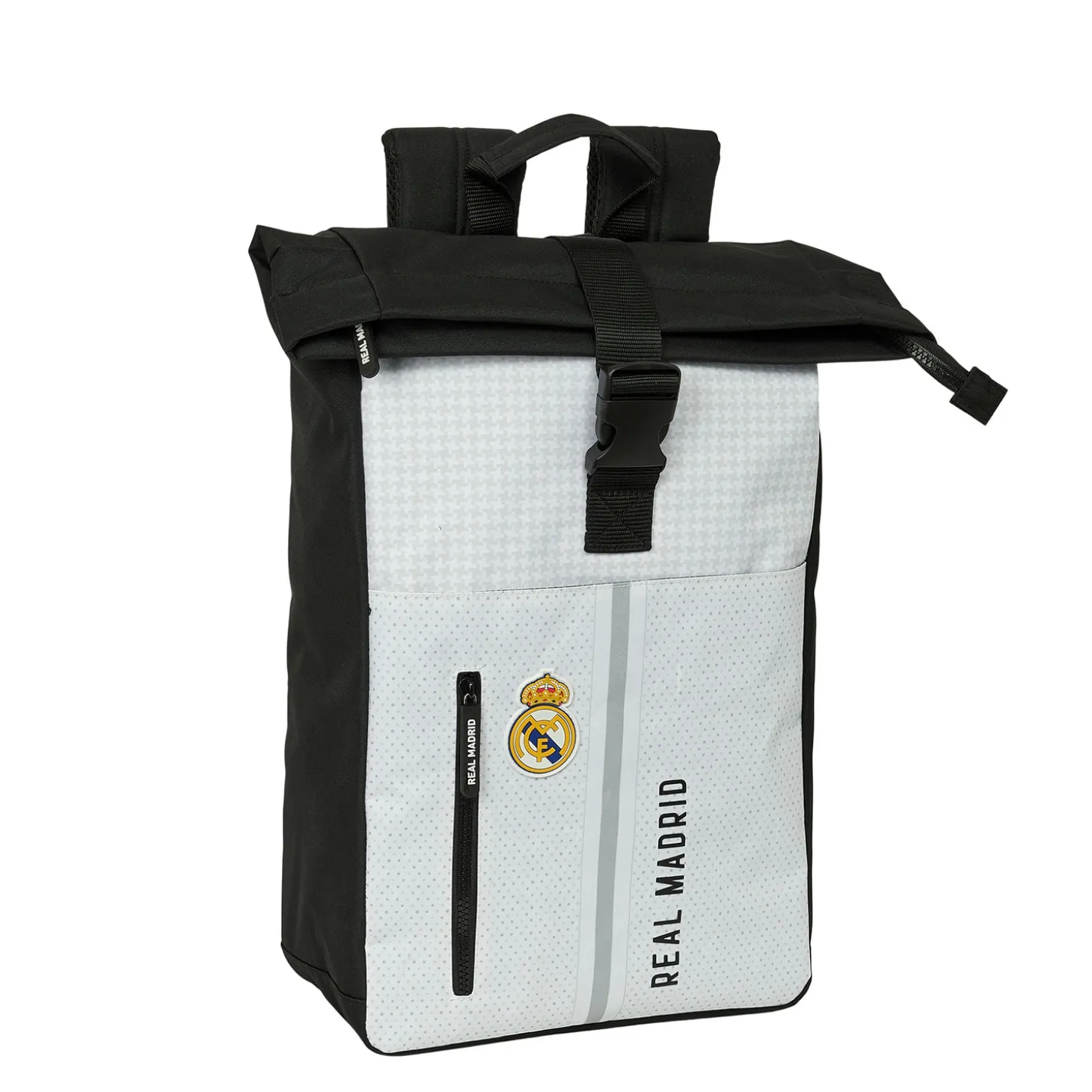 SAFTA S.A. Bags & Luggage | Back To School^Flap Backpack Laptop 15,6´´ White/Black Real Madrid