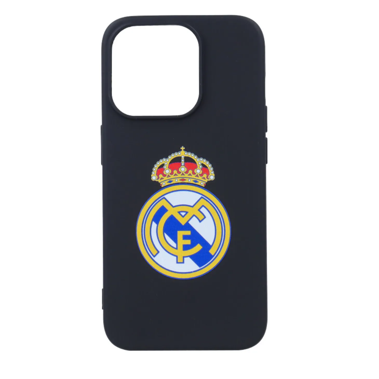 JLK Merchandising, S.L. Phone Cases^Iphone 15 Pro Max Phone Case Crest Black Real Madrid