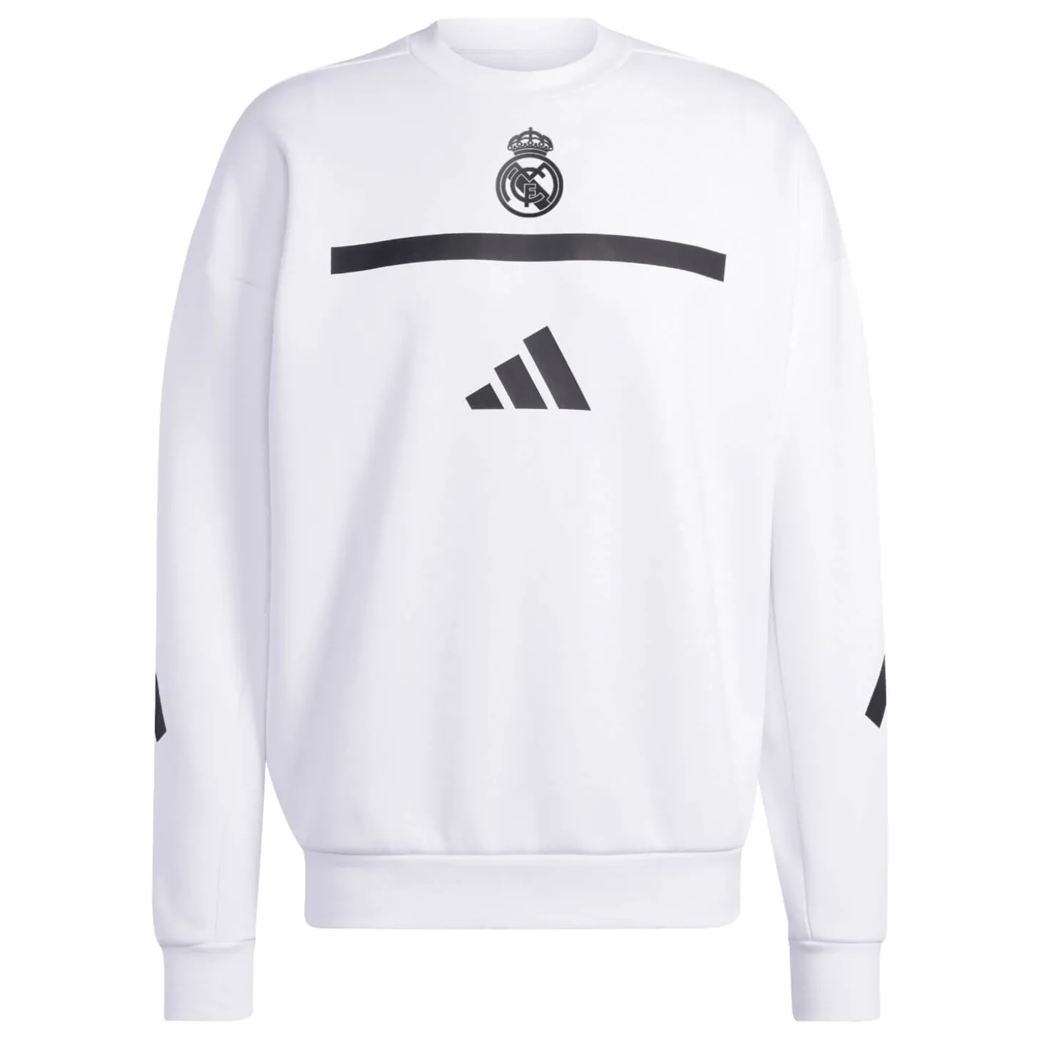 Adidas España, S.A.U Sweatshirts | Sweatshirts^Mens adidas Real Urban Crew Sweatshirt White