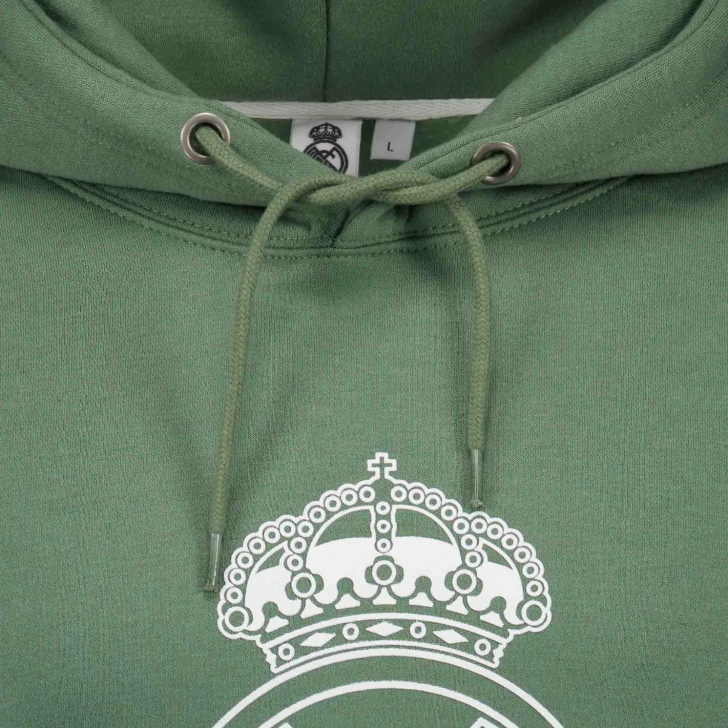 Sport Design Sweden AB Sweatshirts^Mens Color Crest Hoodie Dark Green Real Madrid