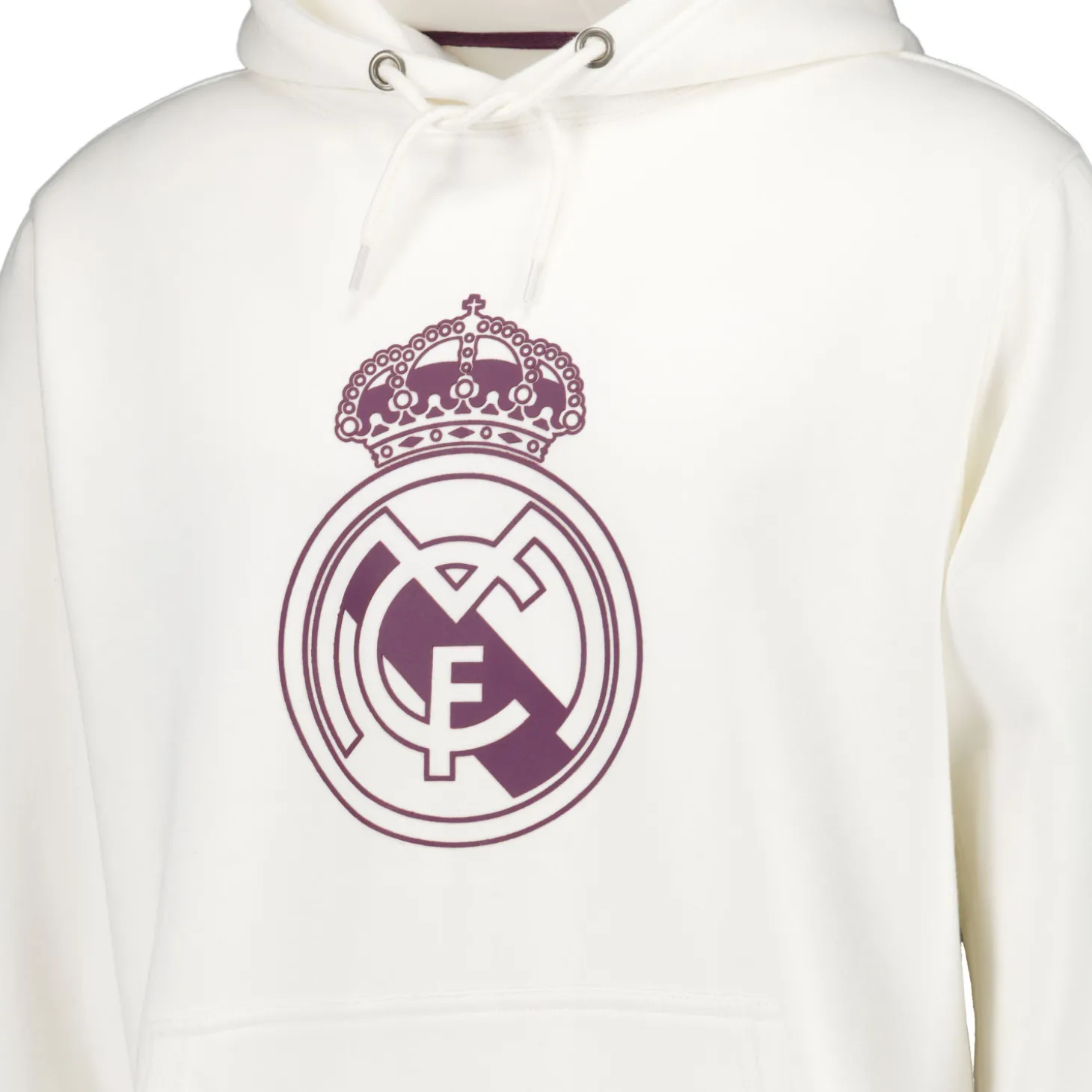 Sport Design Sweden AB Sweatshirts^Mens Color Crest Hoodie Off White Real Madrid