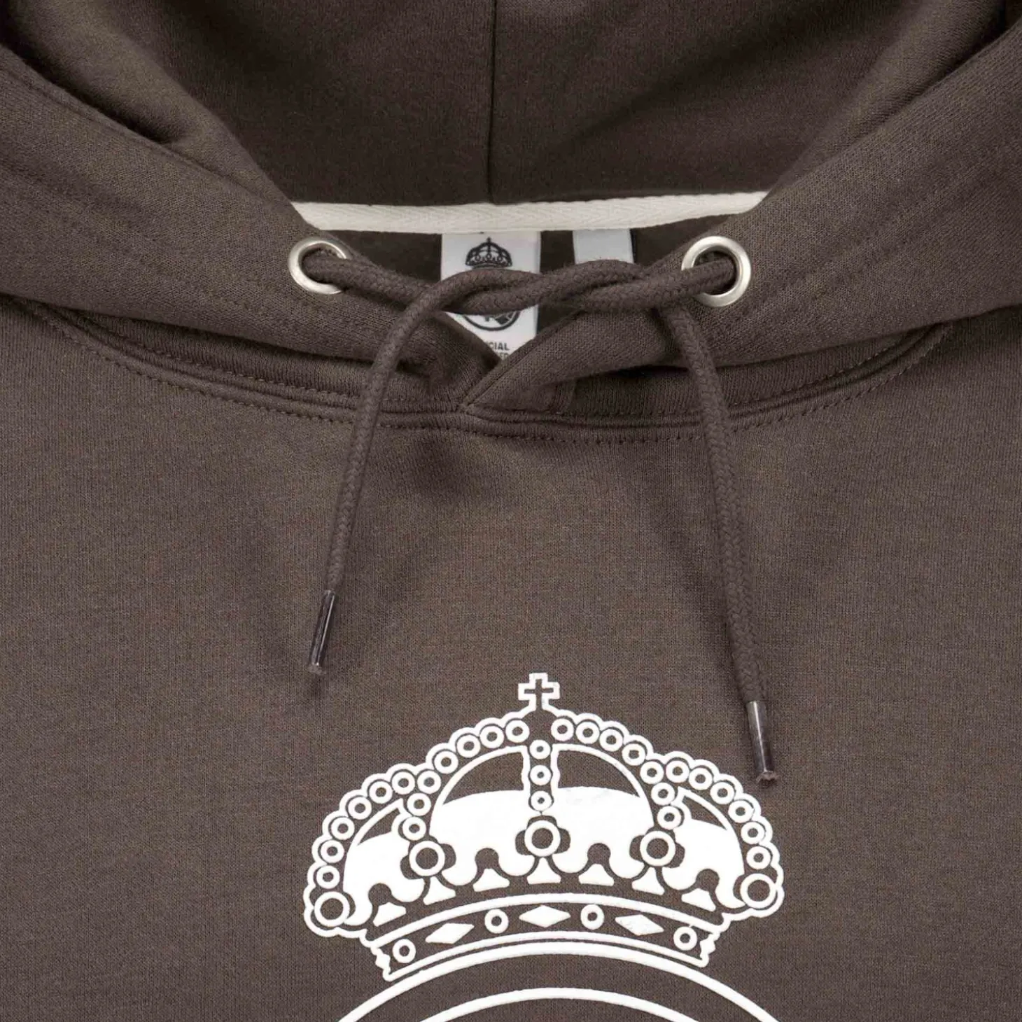 Sport Design Sweden AB Sweatshirts^Mens Color Crest Hoodie Washed Black Real Madrid