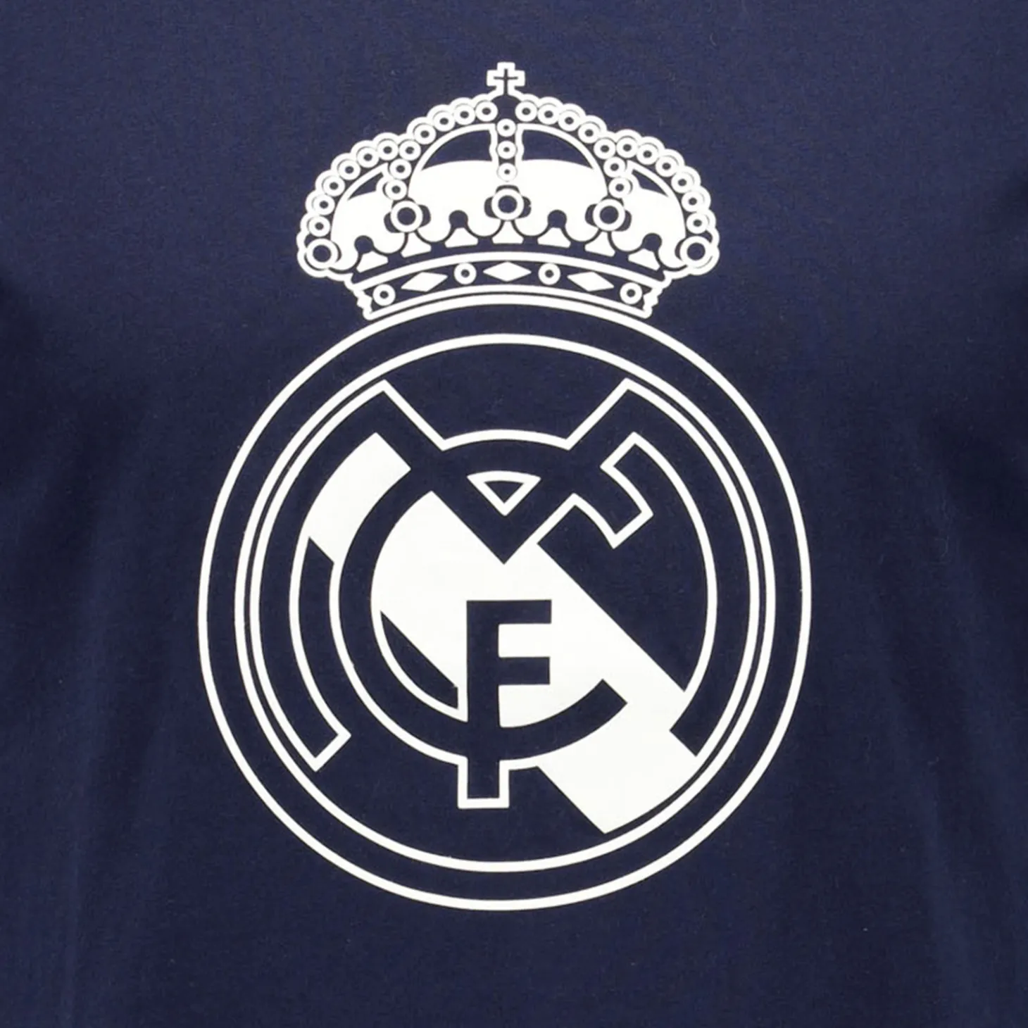Sport Design Sweden AB T-Shirts^Mens Color Crest T-Shirt Navy Real Madrid