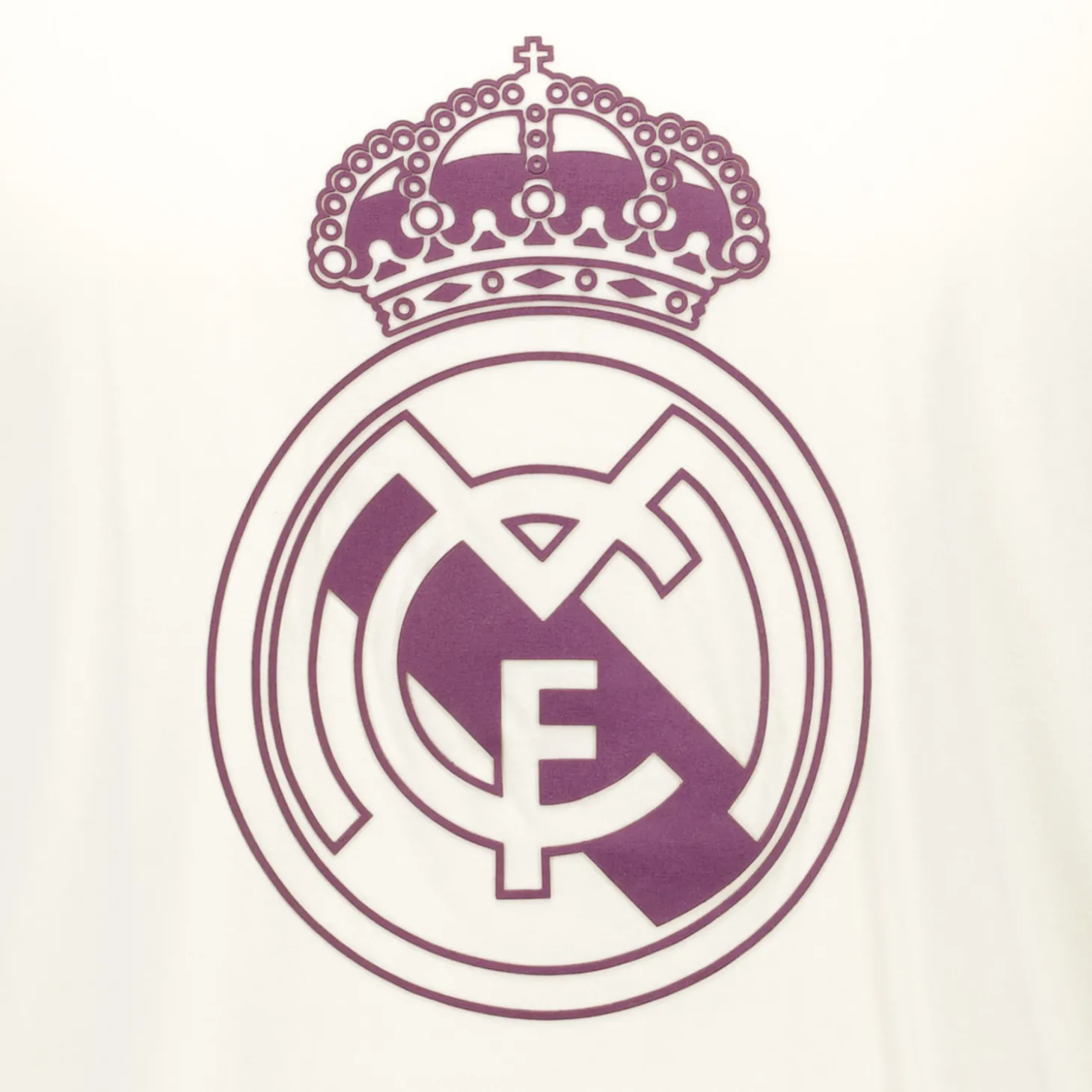 Sport Design Sweden AB T-Shirts^Mens Color Crest T-Shirt Off White Real Madrid