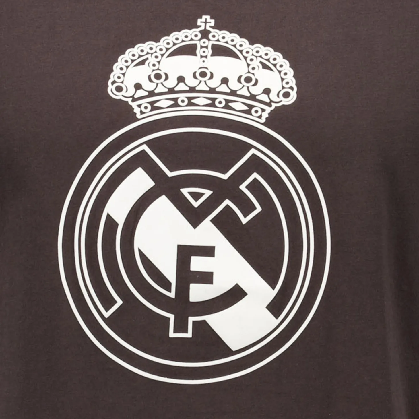 Sport Design Sweden AB T-Shirts^Mens Color Crest T-Shirt Washed Black Real Madrid