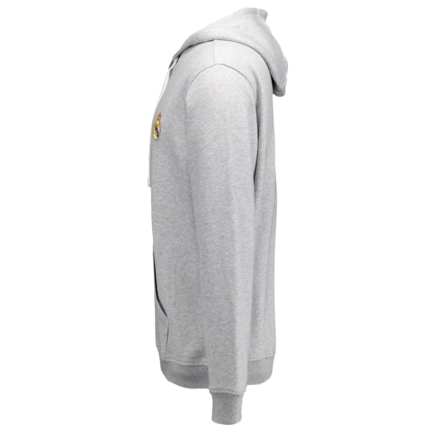 OSDM Sweatshirts^Mens ECO Essentials Real Madrid Color Crest Hoodie Light Grey