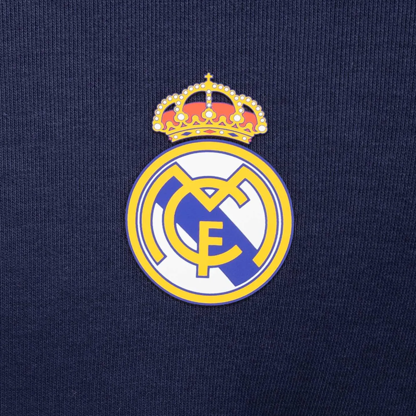 OSDM Sweatshirts^Mens ECO Essentials Real Madrid Color Crest Hoodie Navy