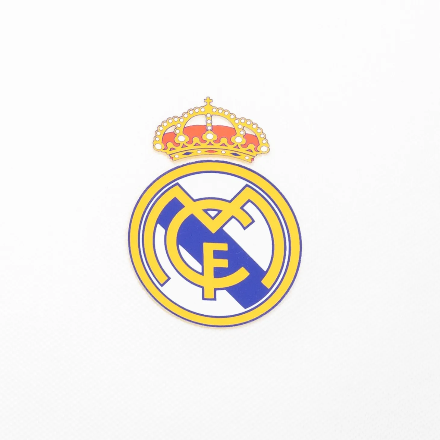 OSDM Polos^Mens ECO Essentials Real Madrid Color Crest Polo White