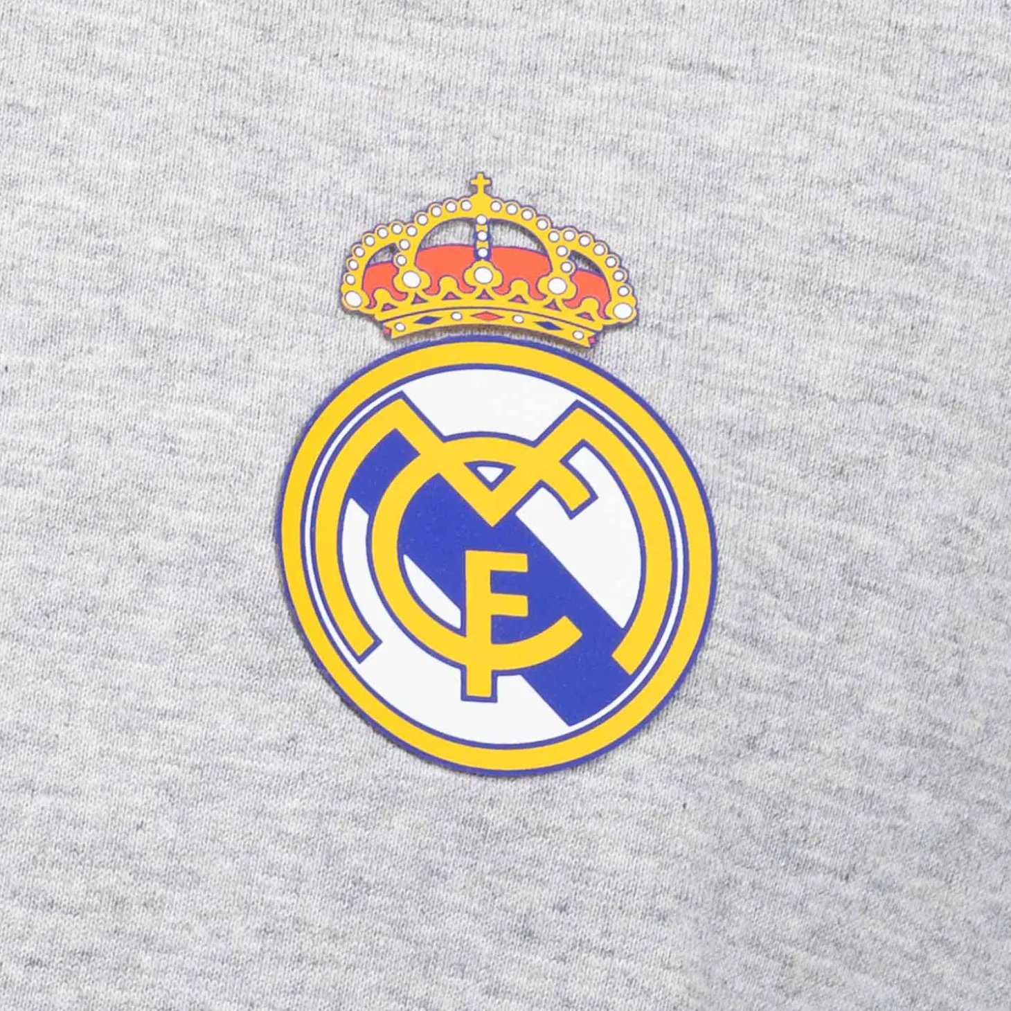 OSDM T-Shirts^Mens ECO Essentials Real Madrid Color Crest T Shirt Light Grey