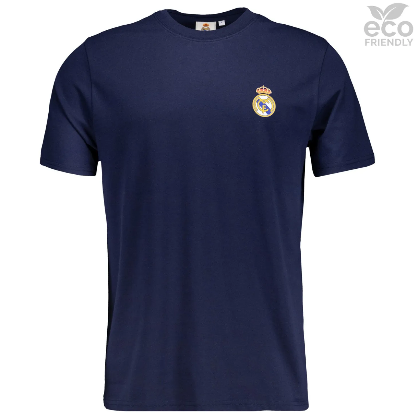 OSDM Polos | T-Shirts^Mens ECO Essentials Real Madrid Color Crest T Shirt Navy