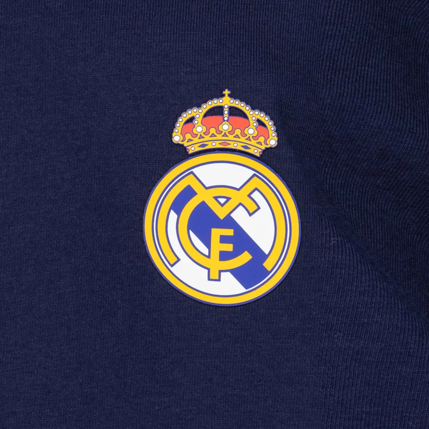 OSDM Polos | T-Shirts^Mens ECO Essentials Real Madrid Color Crest T Shirt Navy