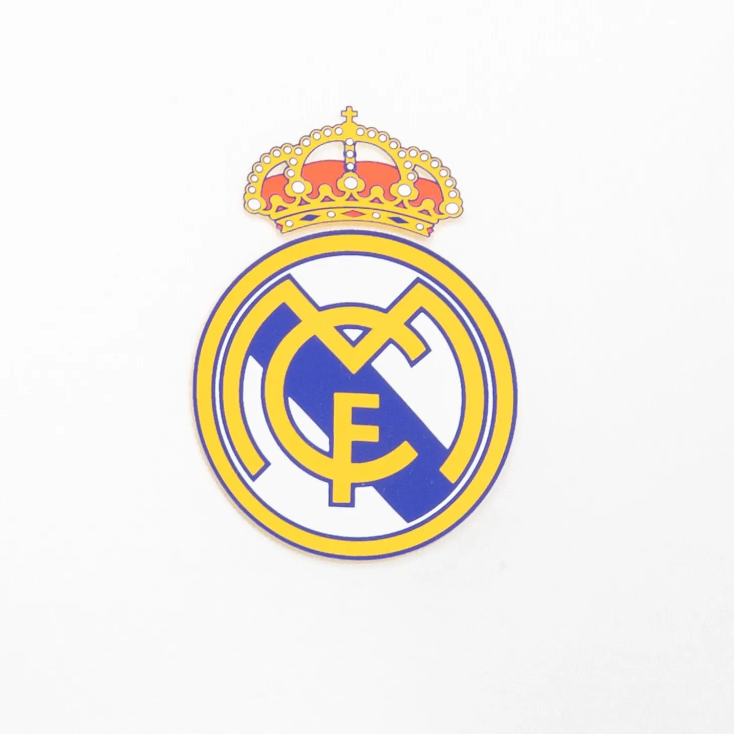 OSDM T-Shirts^Mens ECO Essentials Real Madrid Color Crest T-Shirt White