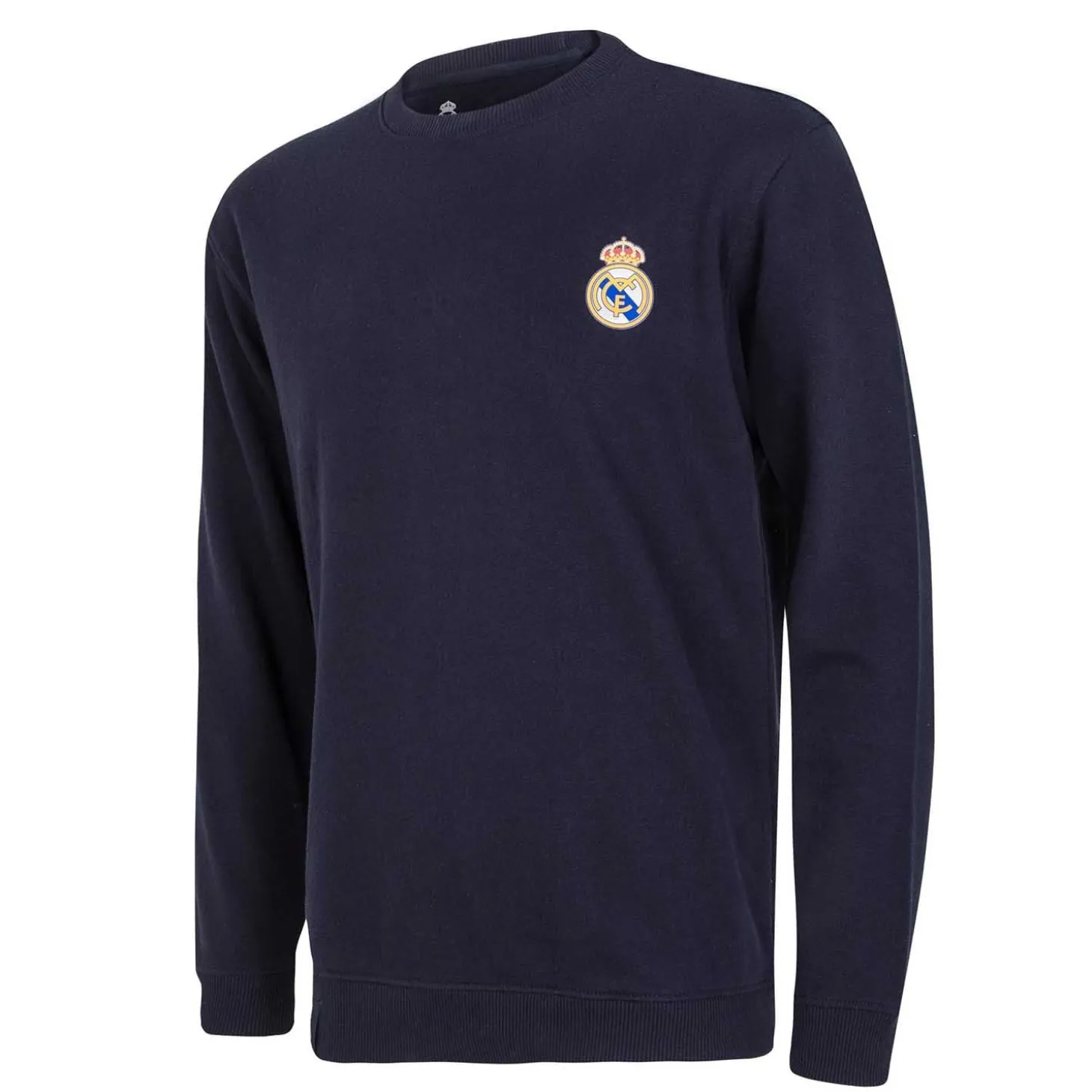 T&F Sweatshirts^Mens Essentials Color Crest Crew Navy
