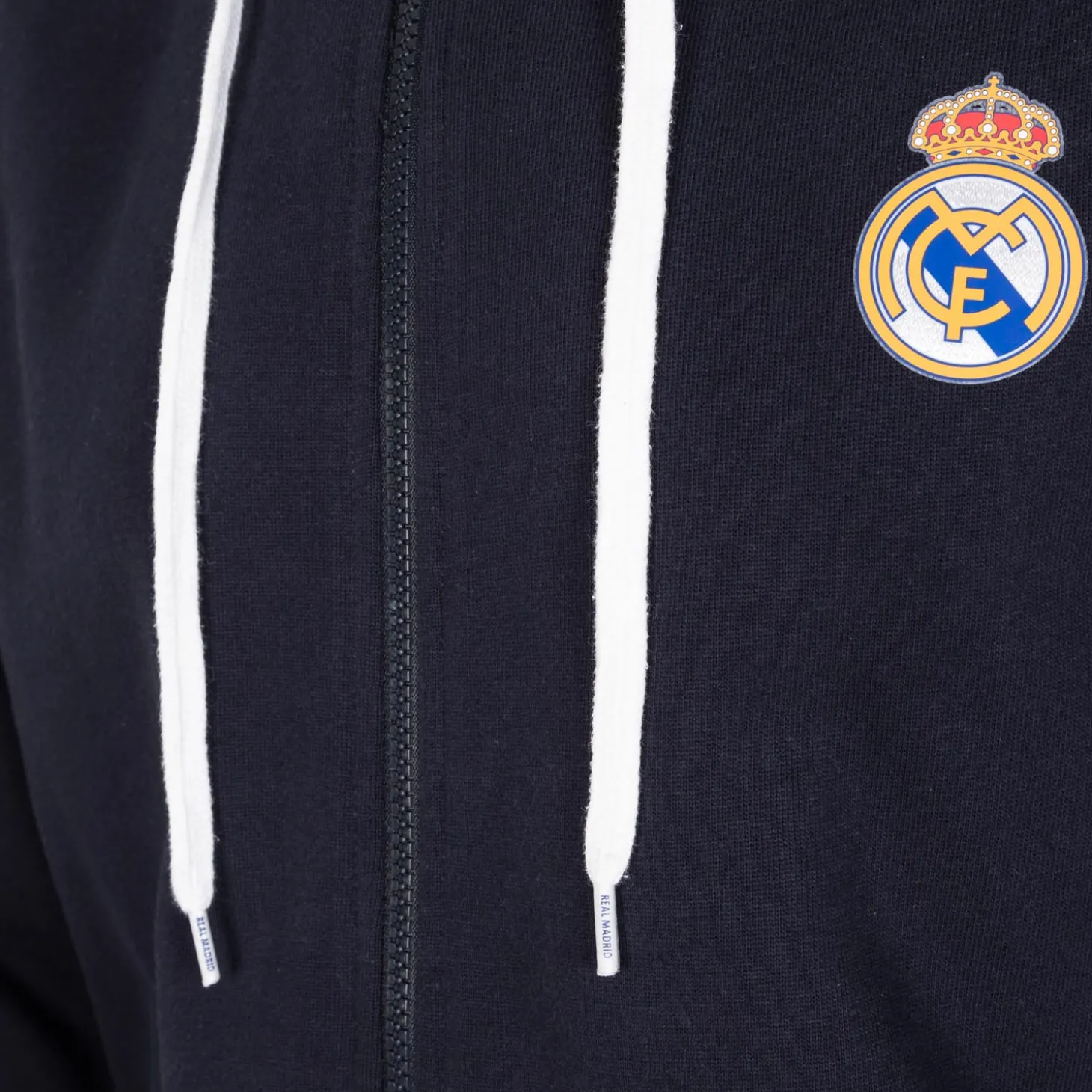 T&F Sweatshirts^Mens Essentials Color Crest Full Zip Hoody Navy