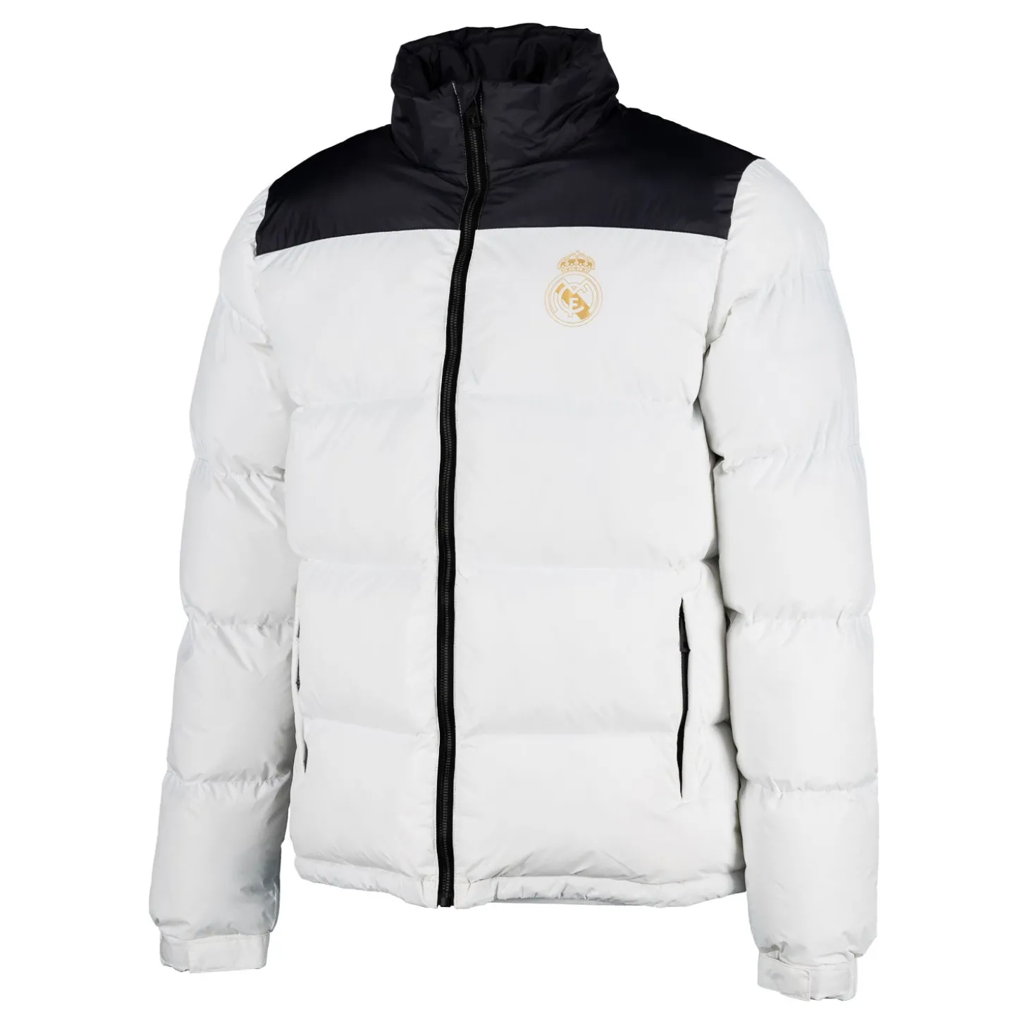 MBA Solutions Jackets^Mens Outerwear Color Block Puffer Jacket Anorak White