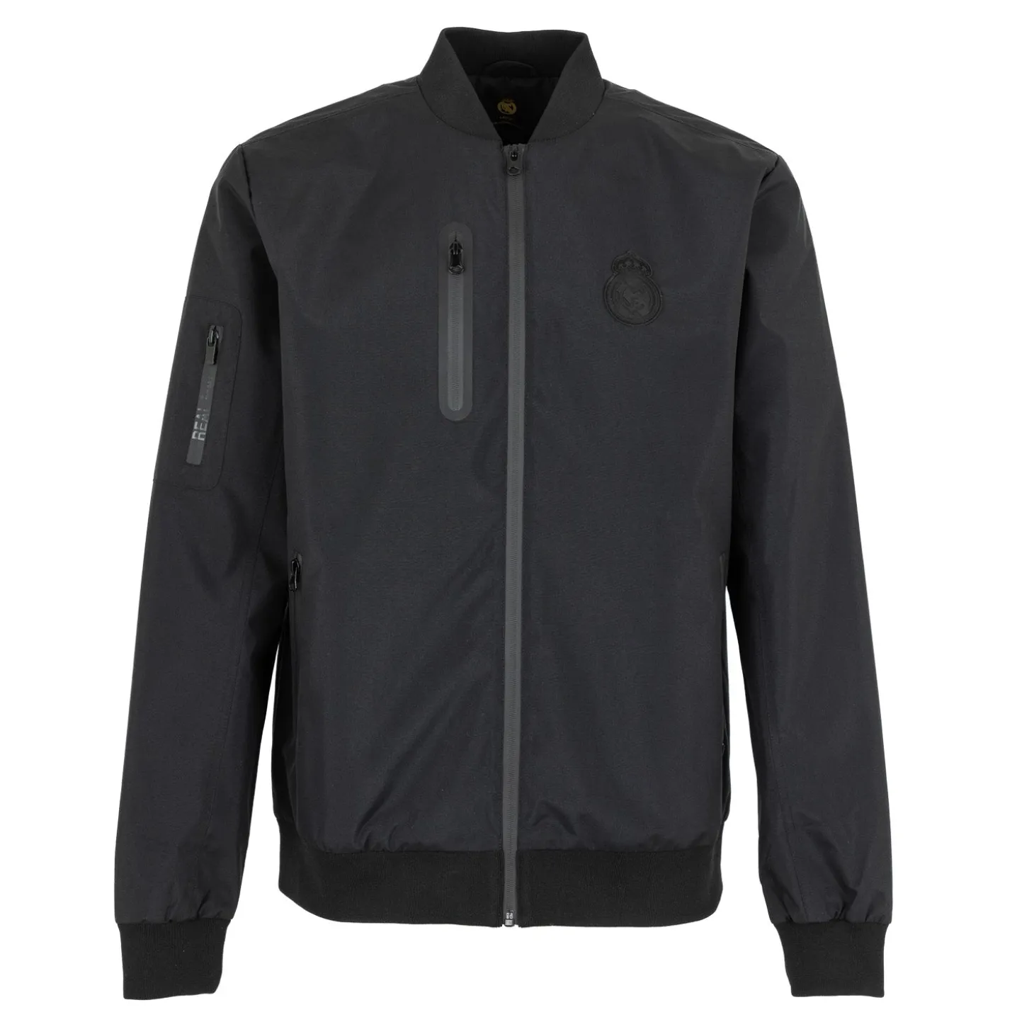 MBA Solutions Jackets^Mens Outerwear Light Bomber Jacket Monocolor Black