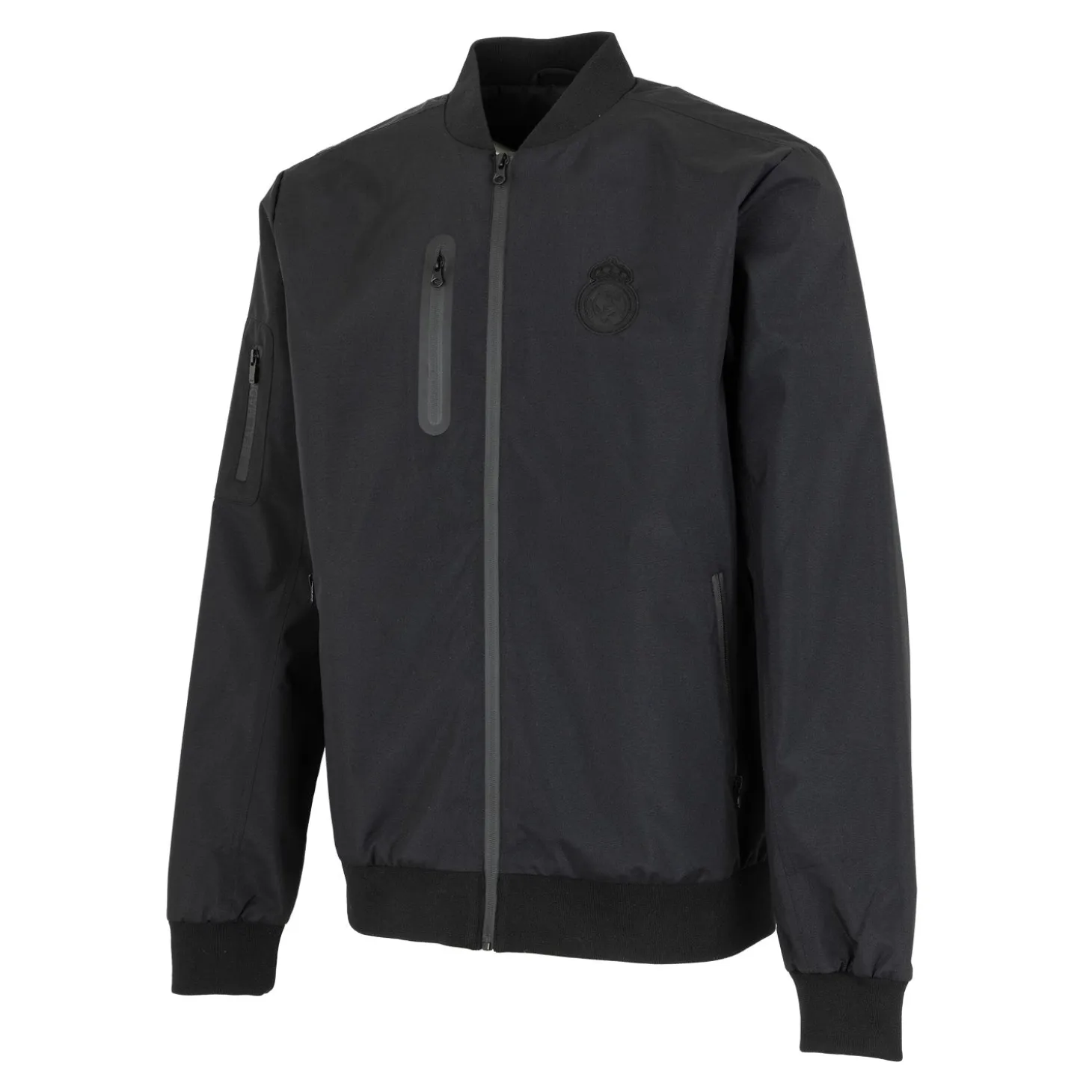 MBA Solutions Jackets^Mens Outerwear Light Bomber Jacket Monocolor Black