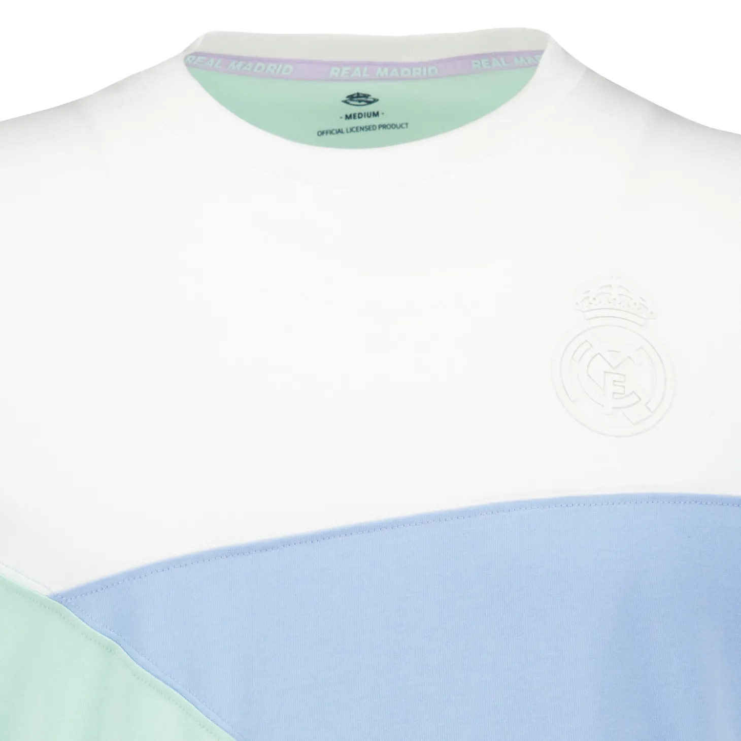 Foundry T-Shirts^Mens Pastel Diagonal Panel T-shirt Multicolor Real Madrid