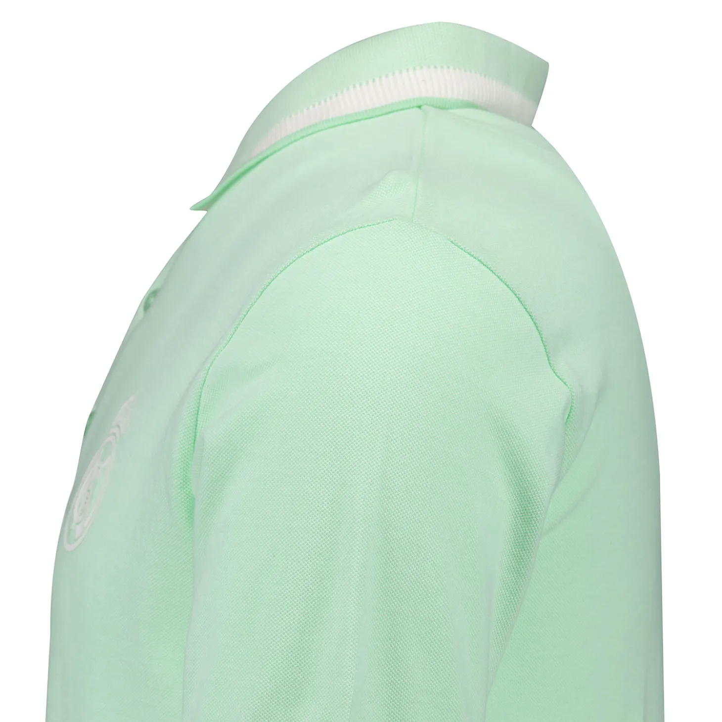 Foundry Polos^Mens Pastel Two Tone Pique Polo Shirt Green Real Madrid