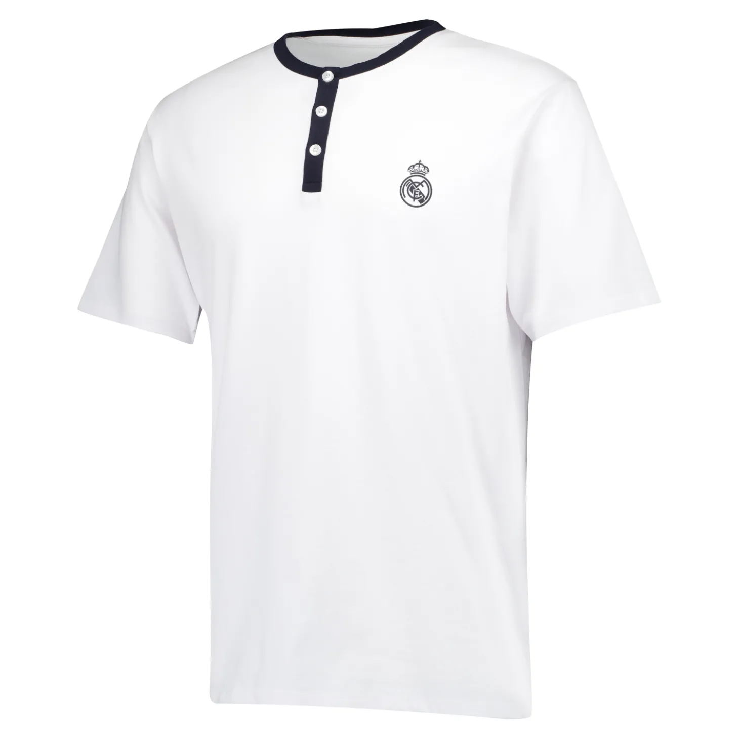 OSDM T-Shirts | Nightwear^Mens Real Madrid White Dreams Pijama Set T-Shirt & Fleece Pants Navy