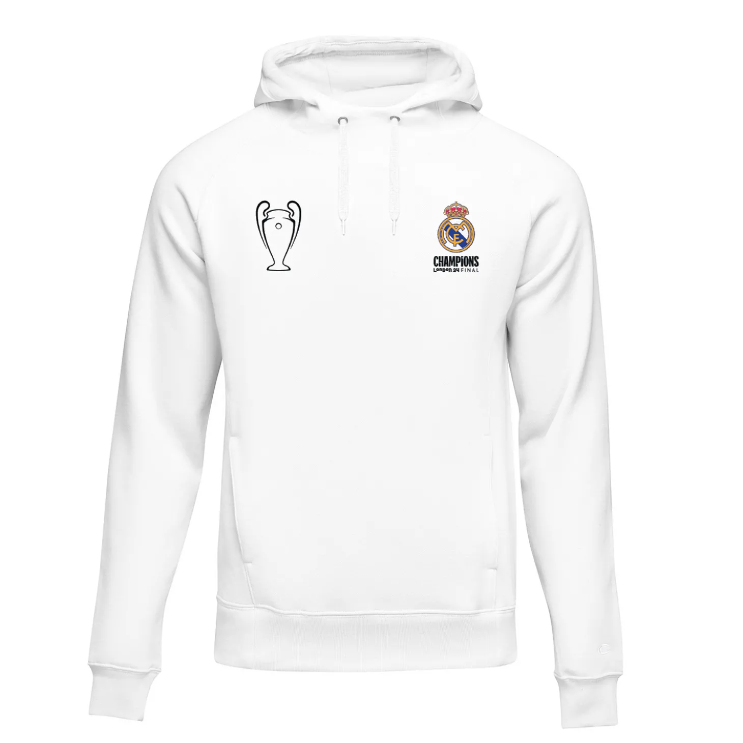 The Great Branding Company Sweatshirts^Mens UCL Champions 15 Hoodie White