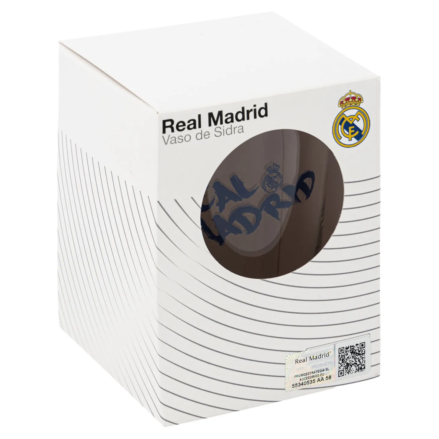 JLK Merchandising, S.L. Glassware & Cups^500ml Cider Glass Real Madrid Color