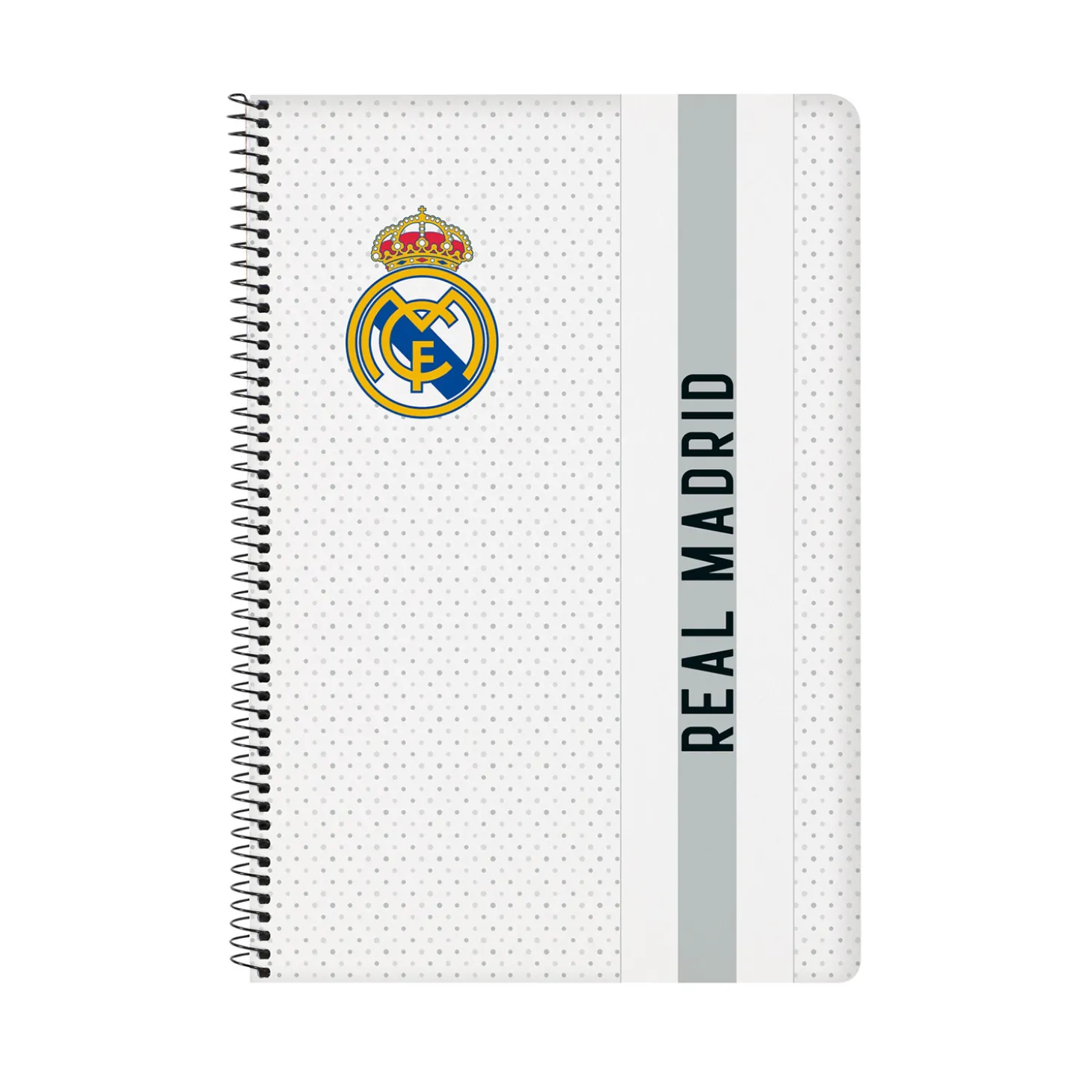 SAFTA S.A. Back To School | Stationery^Notebook Folio White/Black Real Madrid