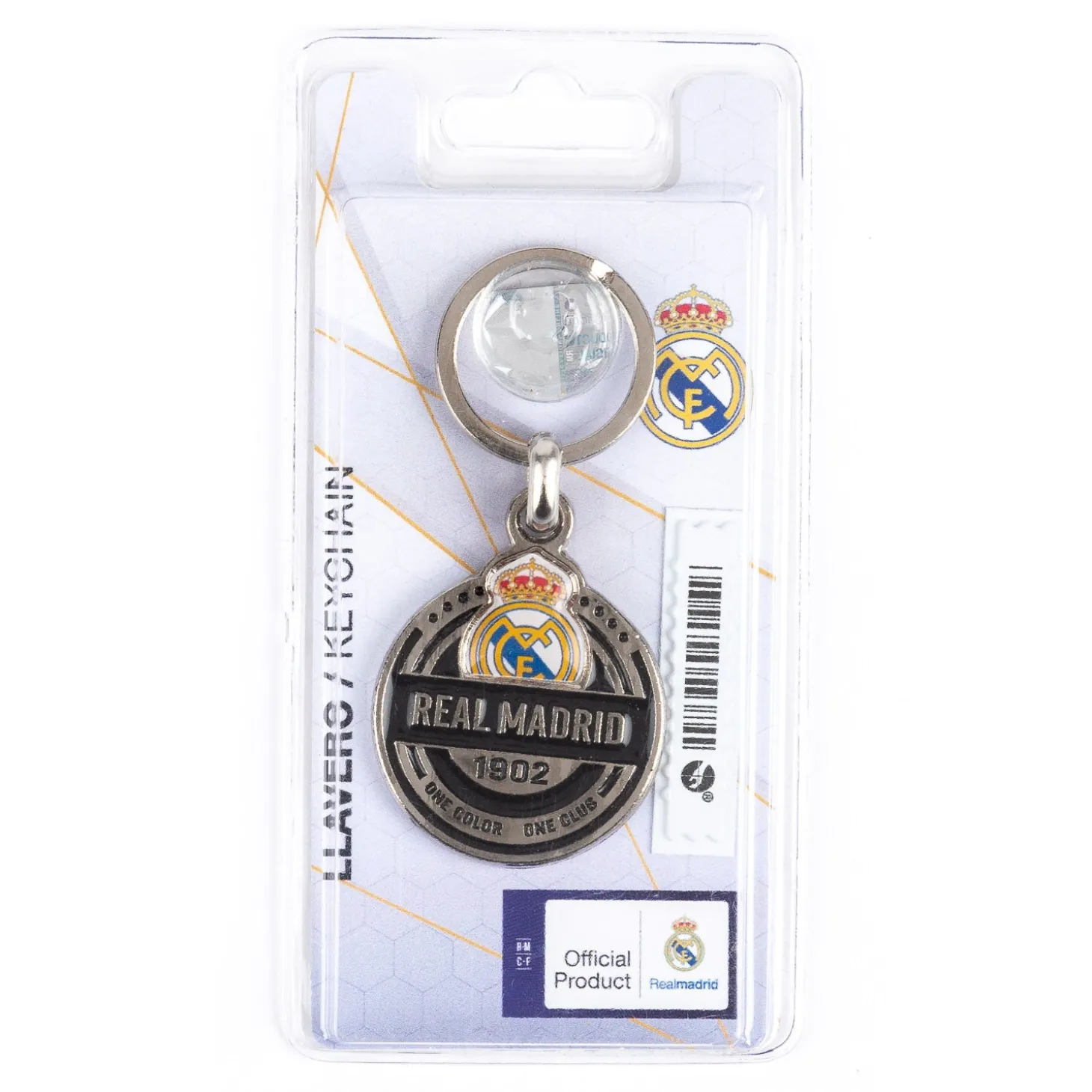 Promoestrategia, S.L. Keyrings^Real Madrid Black & White Keyring