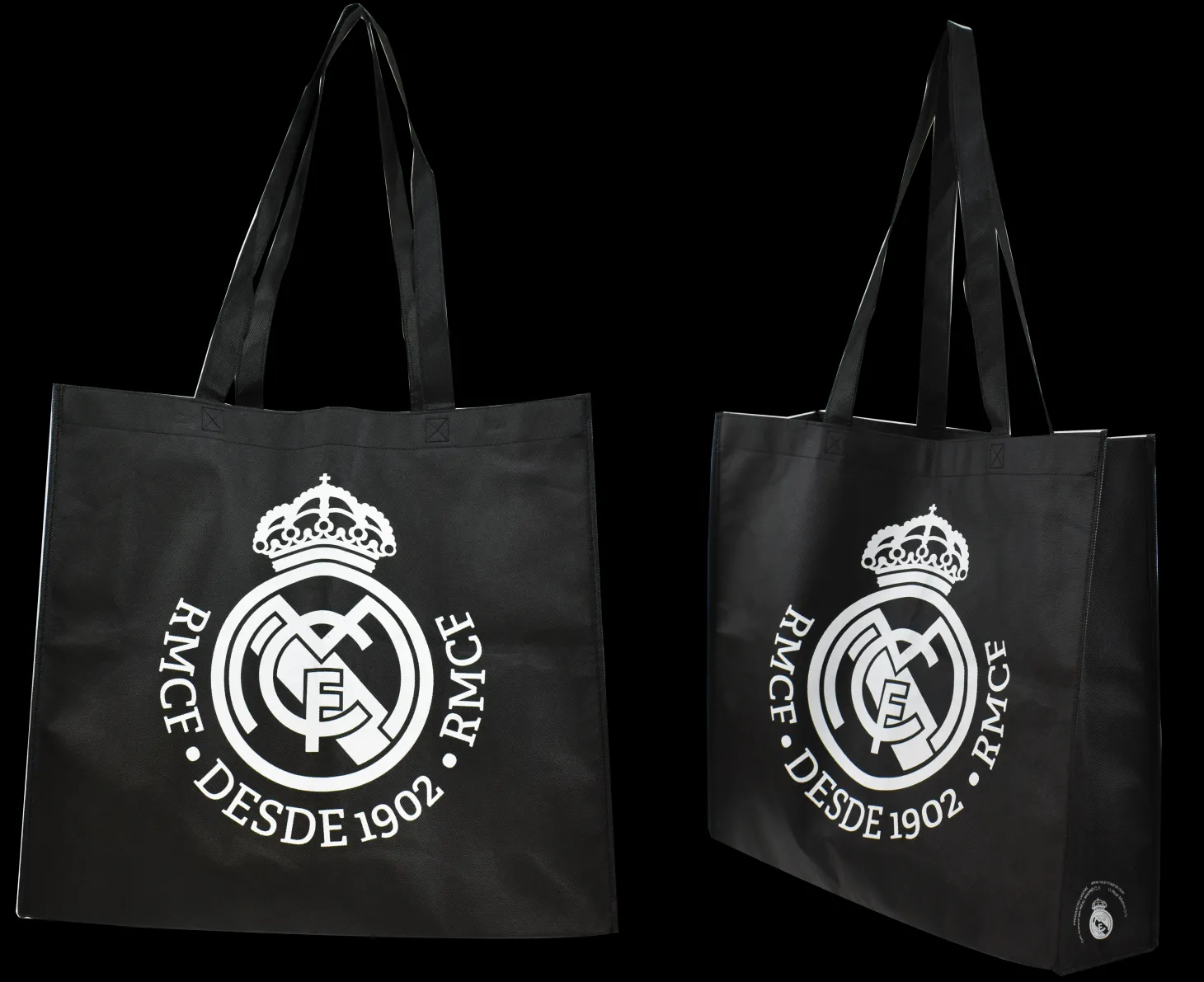 Project & Rogers Bags & Luggage | Bags^Real Madrid Crest Shopping Bag - Black/White