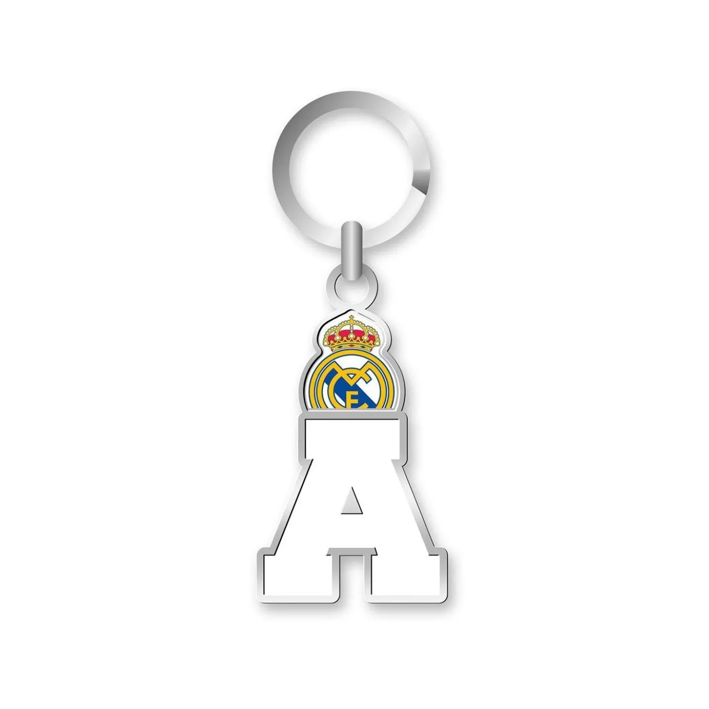 Project & Rogers Keyrings^Real Madrid Letter Keyring- A