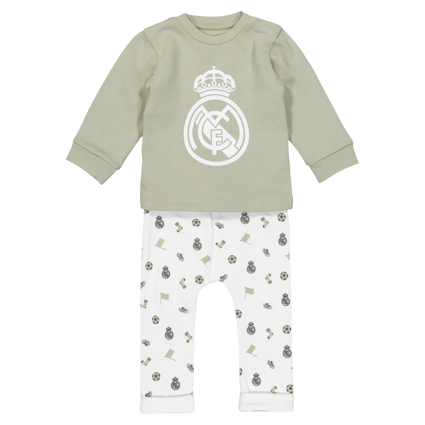 OSDM Baby Clothing^Set Pant & T-Shirt Baby Green/White Real Madrid