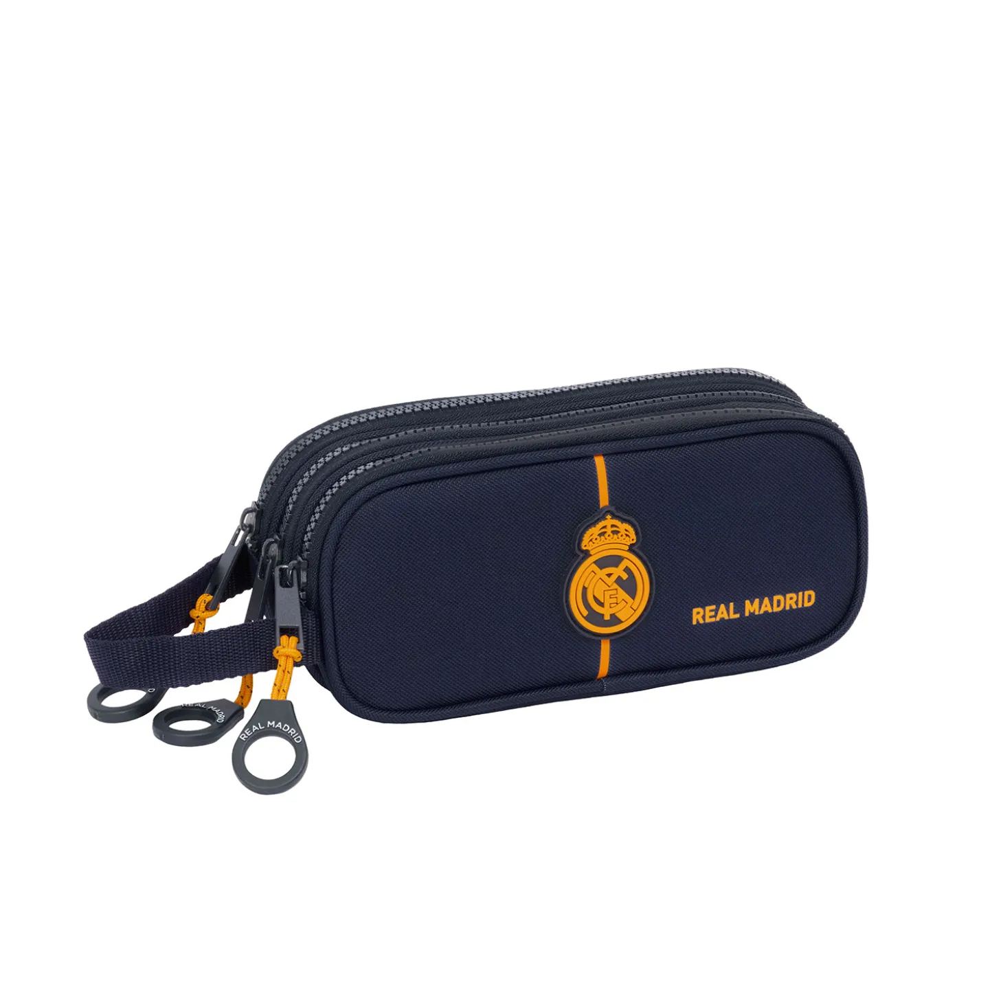 SAFTA S.A. Bags & Luggage^Triple Pencil Case Navy Blue Real Madrid