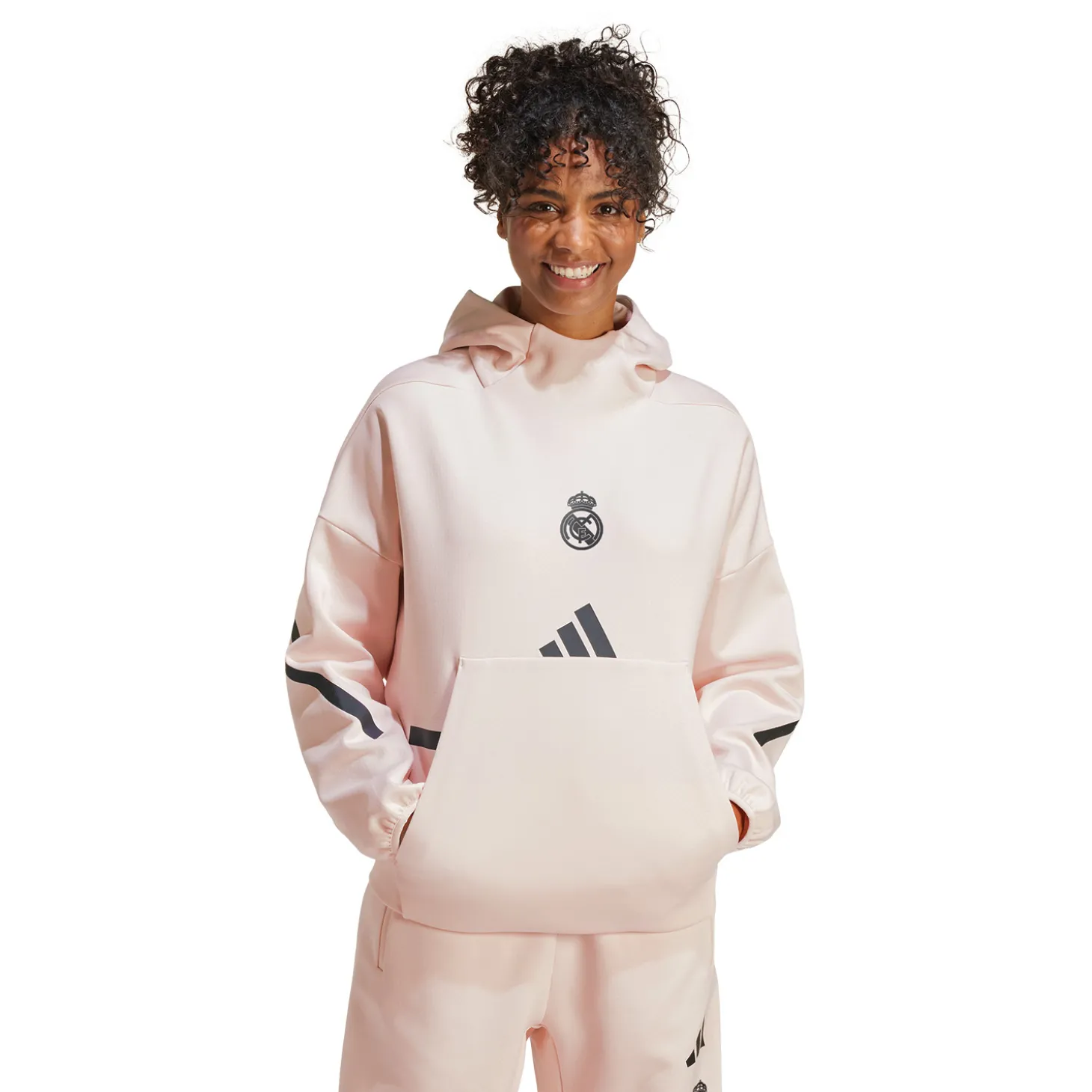 Adidas España, S.A.U Sweatshirts | Tracksuits^Womens adidas Real Urban Hoodie Light Pink