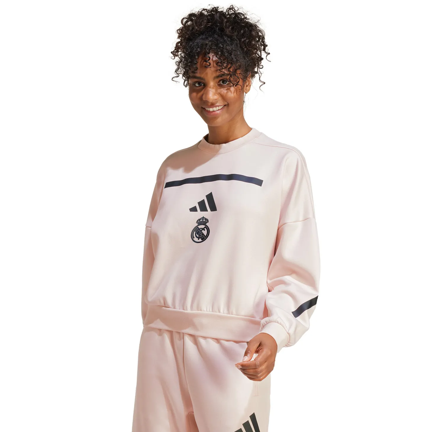 Adidas España, S.A.U Sweatshirts | Tracksuits^Womens adidas Real Urban Sweatshirt Light Pink