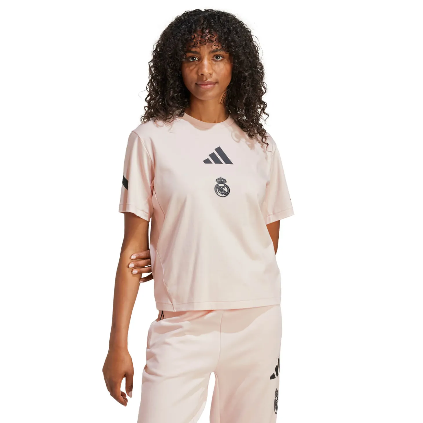 Adidas España, S.A.U T-Shirts | Tracksuits^Womens adidas Real Urban T-Shirt Light Pink