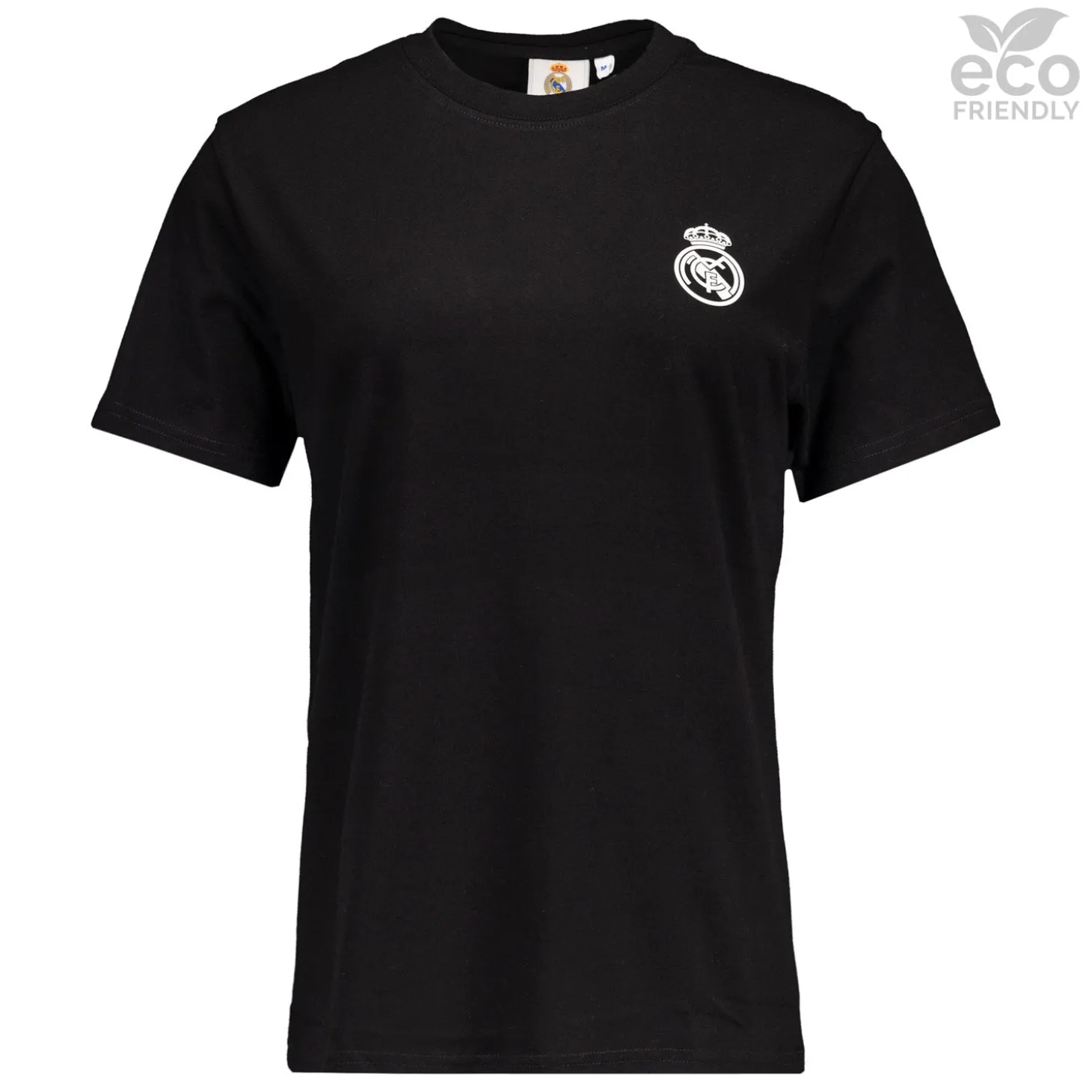 OSDM T-Shirts^Womens ECO Essentials Real Madrid Monocolor Crest T-Shirt Black
