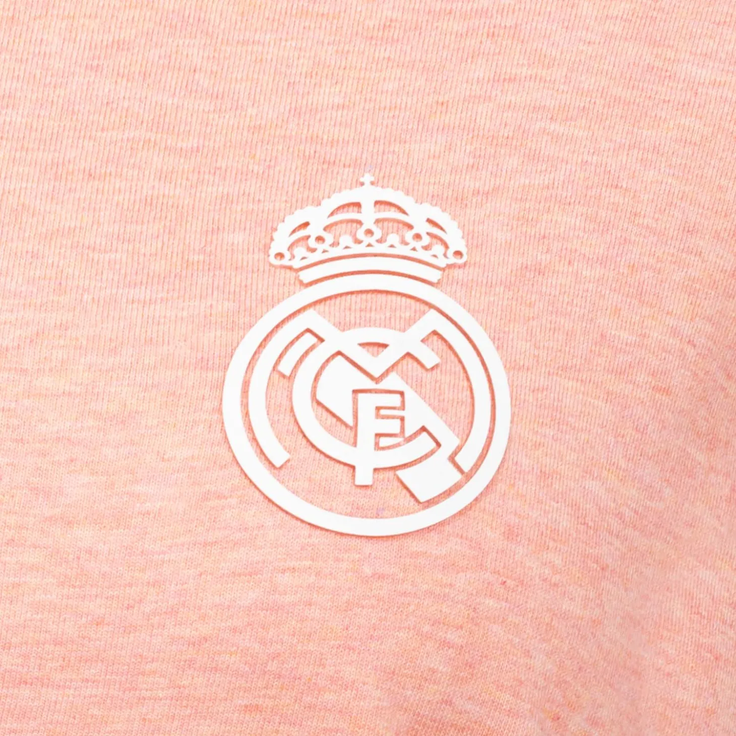 OSDM T-Shirts^Womens ECO Essentials Real Madrid Monocolor Crest T-Shirt Pink