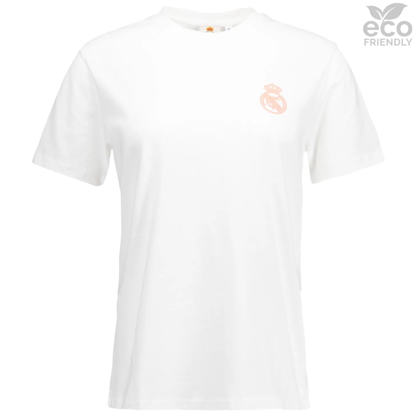 OSDM T-Shirts^Womens ECO Essentials Real Madrid Monocolor Crest T-Shirt White
