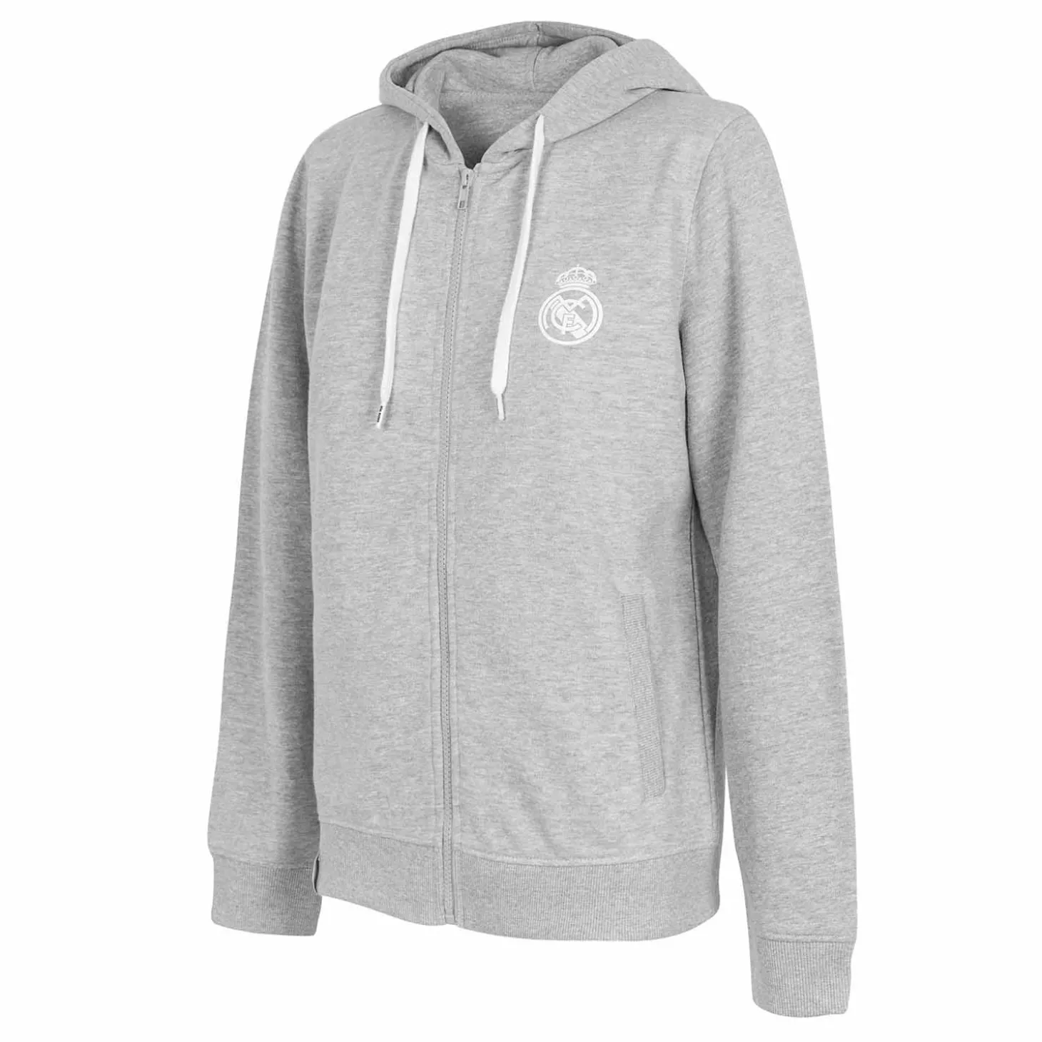 T&F Sweatshirts^Womens Essentials Full Zip Hoody Light Grey