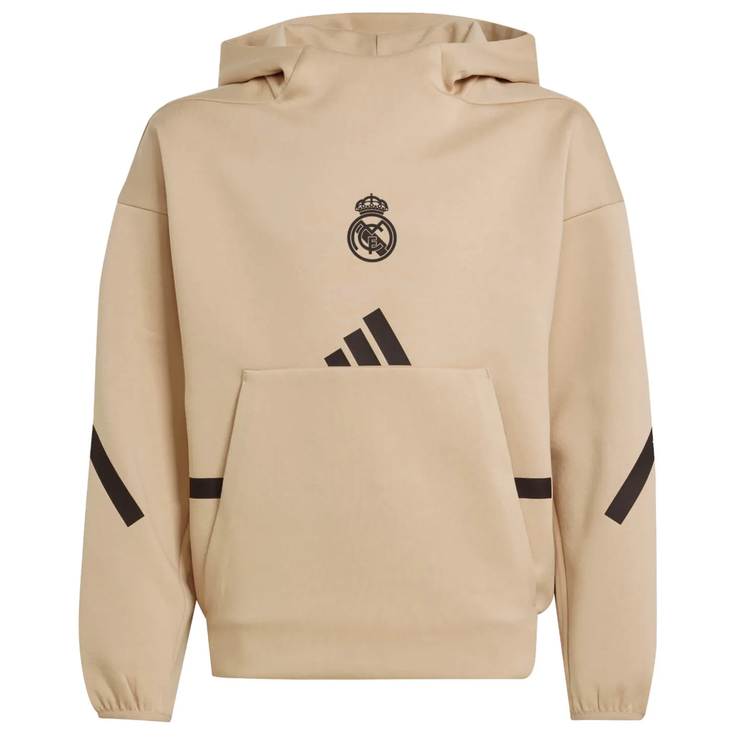 Adidas España, S.A.U Sweatshirts | Sweatshirts^Youth adidas Real Urban Hoodie Cream/ Black