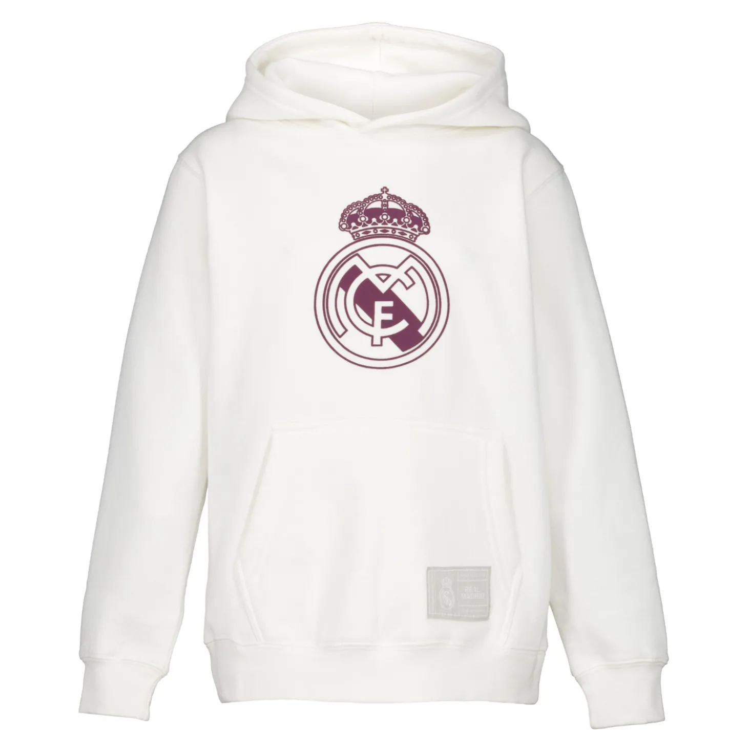Sport Design Sweden AB Sweatshirts^Youth Color Crest Hoodie Off White Real Madrid